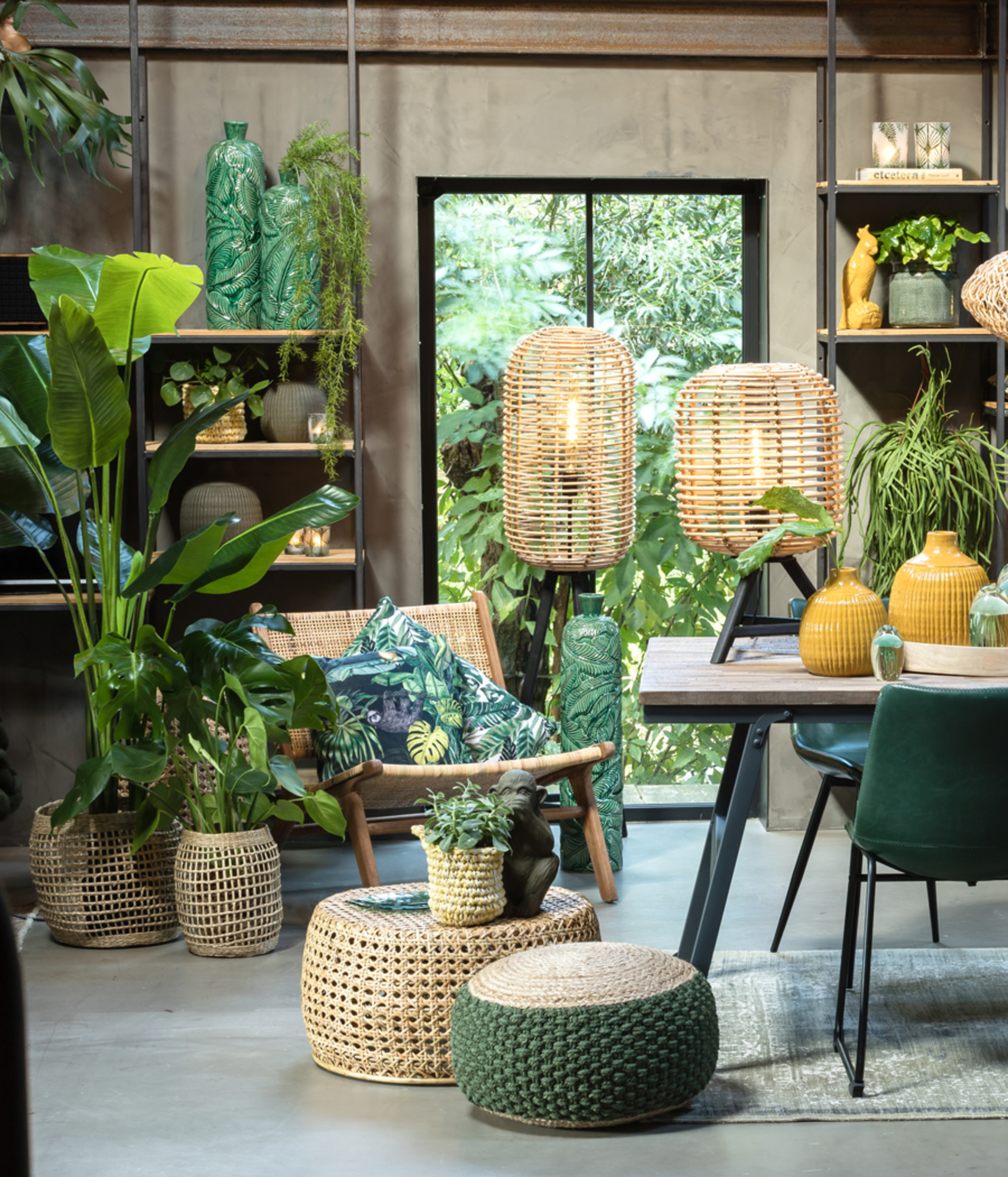 Rattan-Stehleuchte auf Stativ Light & Living Tabana – Bild 3