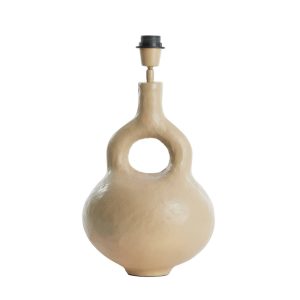 Beige runder Lampenfuß Light & Living Imola