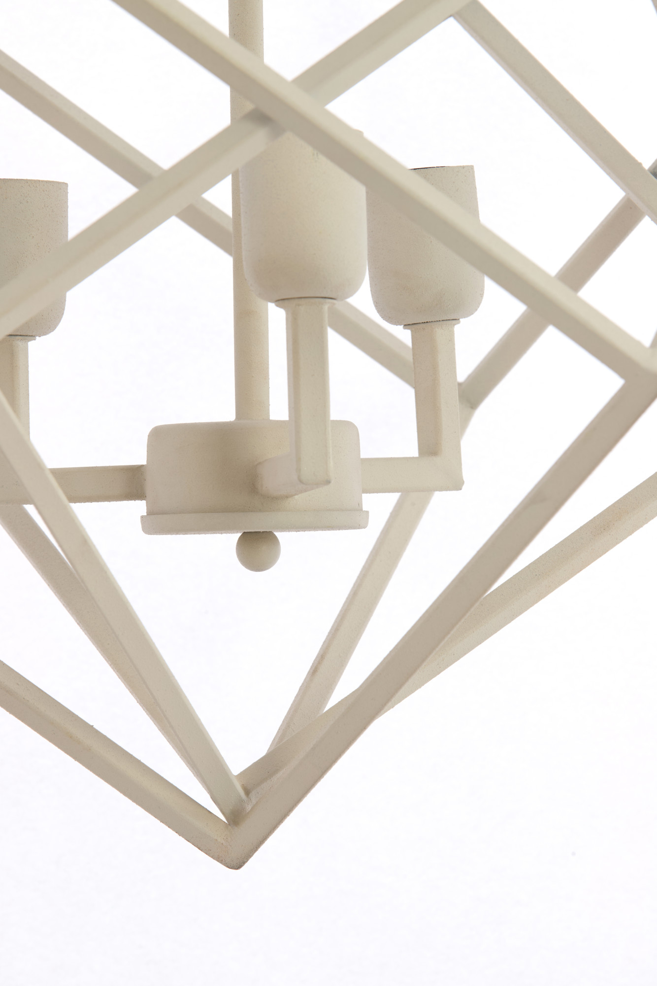 Weiße geometrische Design-Hängelampe Light & Living Drizella – Bild 4