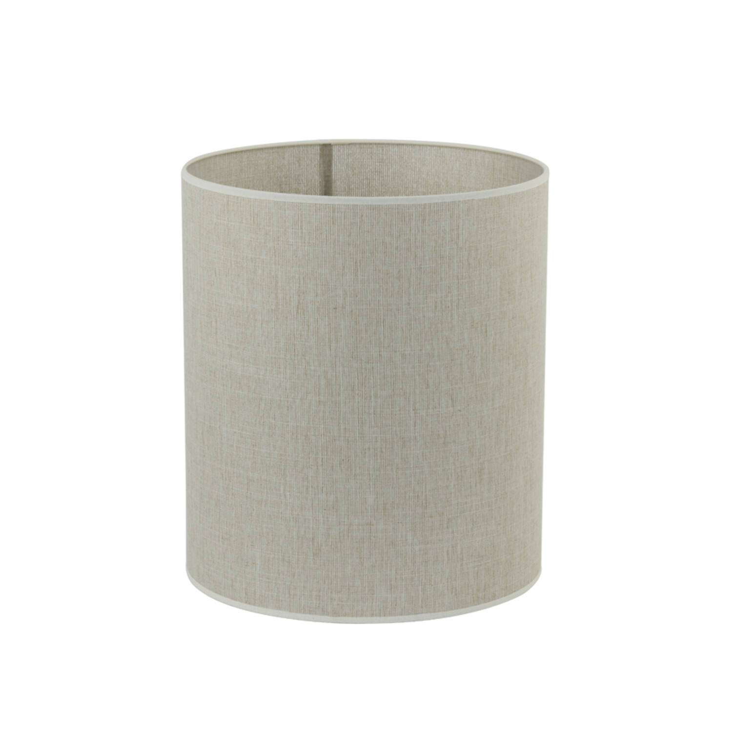 Zylindrischer Stoff Lampenschirm beige Light & Living Breska