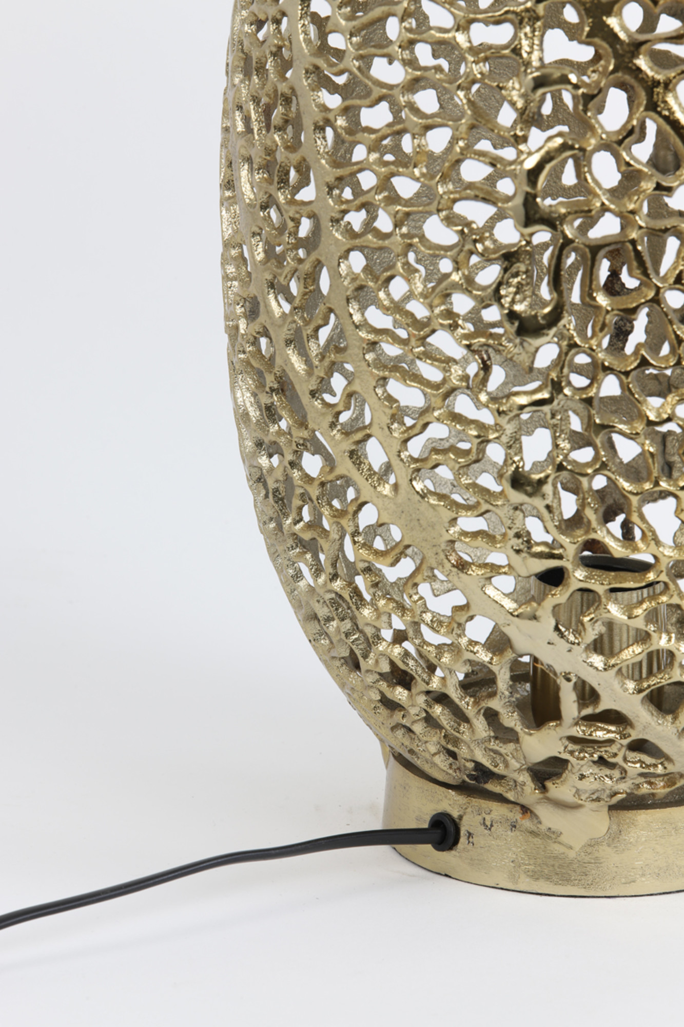 Goldene Filigran-Lampenfuß Light & Living Sinula – Bild 5