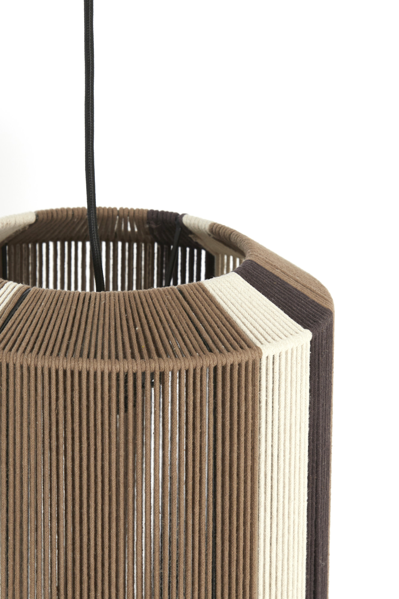 Braune Karton-Hängelampe Light & Living Kozana – Bild 5