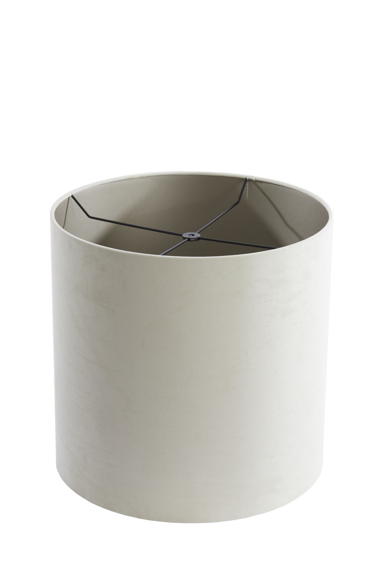 Beige Zylinderschirm Light & Living Velours – Bild 3