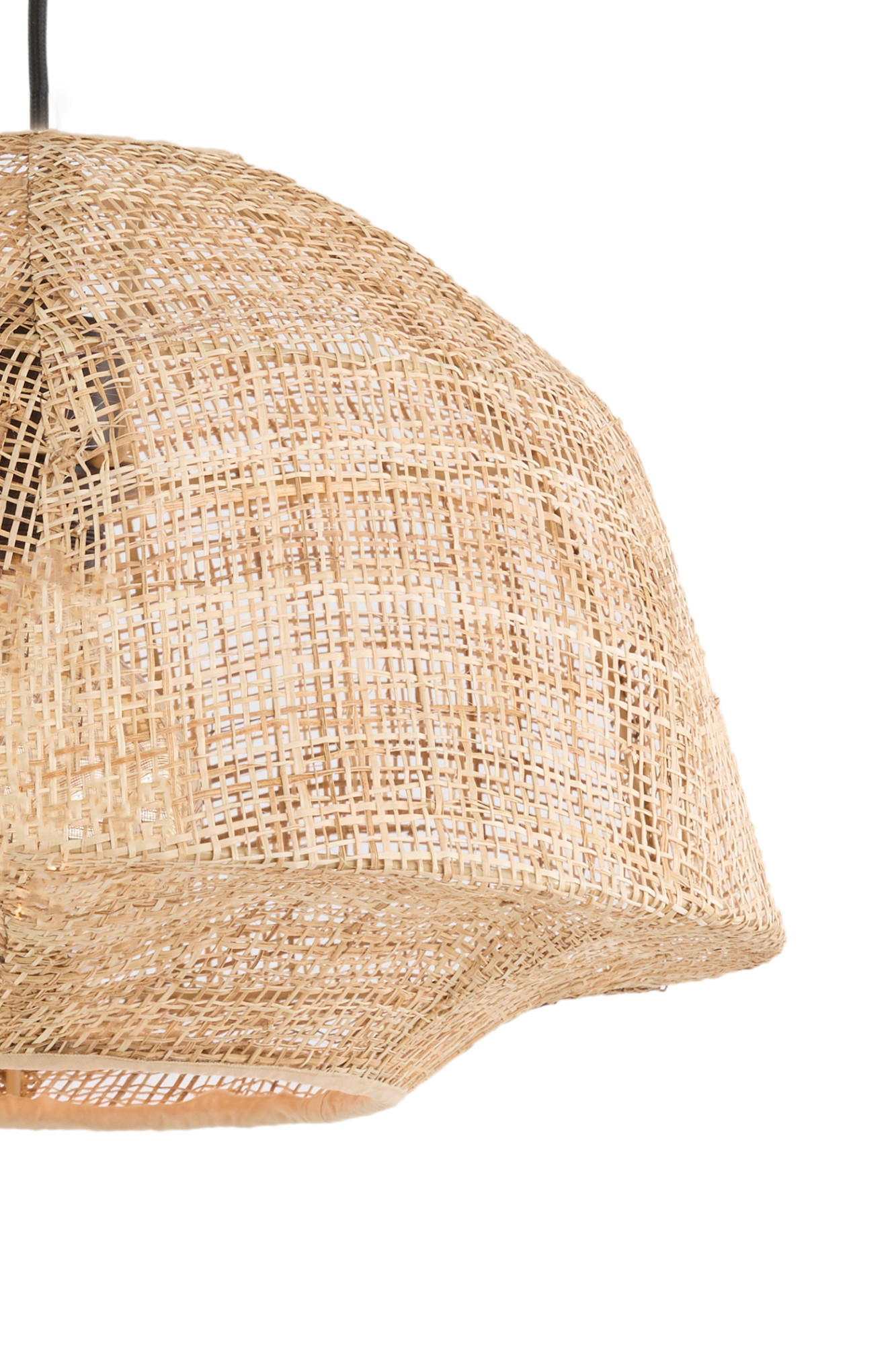 Naturfarbene Hängelampe aus Bast Light & Living Macul – Bild 3