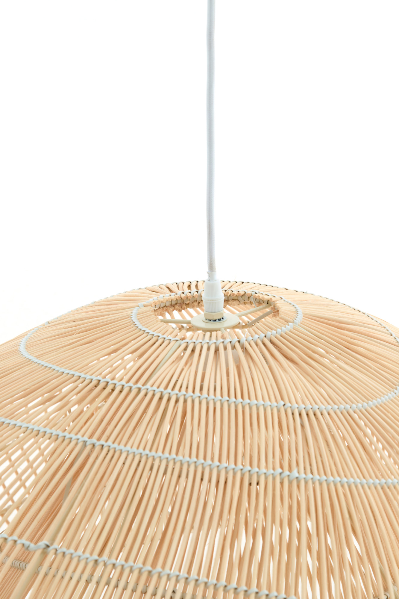 Rattan-Hängelampe mit natürlichem Stil Light & Living Janzur – Bild 5