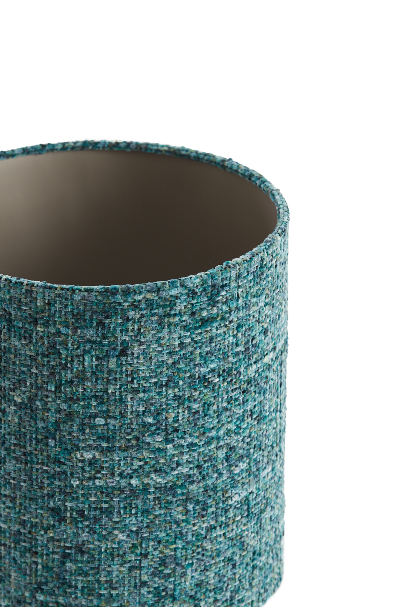 Zylindrischer türkisfarbener Stofflampenschirm Light & Living Osire – Bild 3