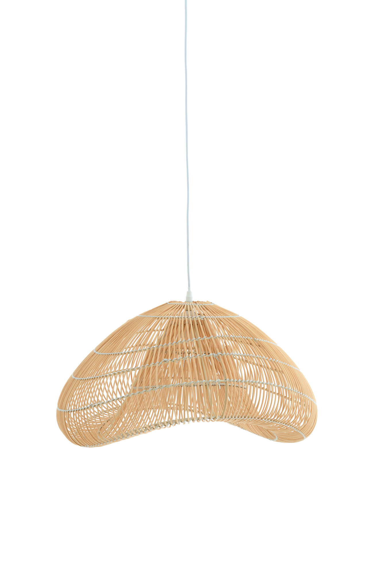 Rattan-Hängelampe mit natürlichem Stil Light & Living Janzur – Bild 2