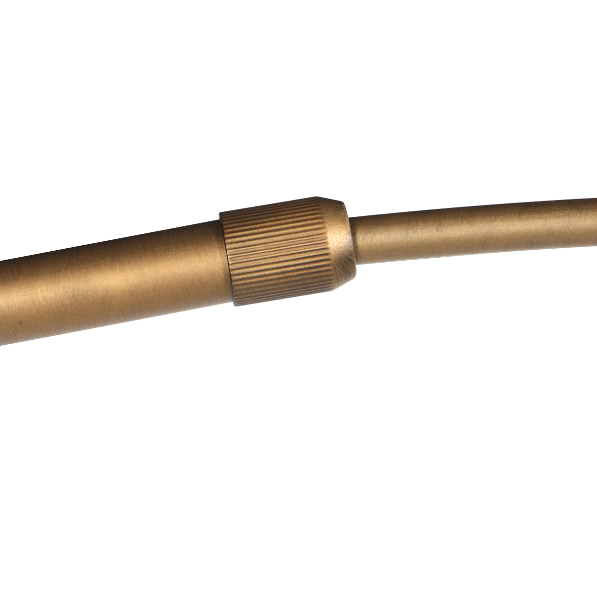 Bogenlampe Bronze mit weißem Stoffschirm Steinhauer Sparkled Light – Bild 10