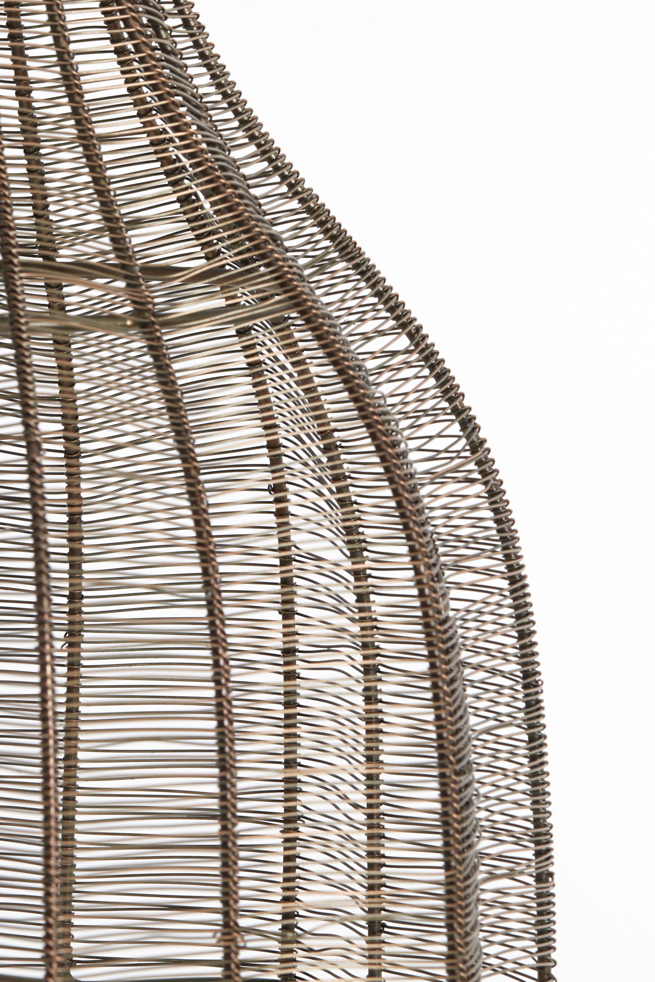 Bronzefarbene Draht-Hängelampe mit Metalloptik Light & Living Mariama – Bild 3