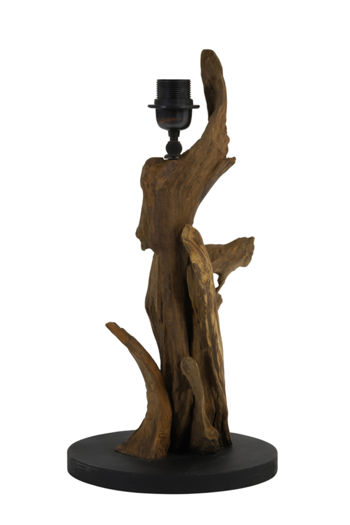 Dekorativer Holzlampenfuß Design Light & Living Ikal – Bild 6