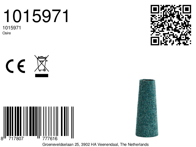 Grüner Stofflampenschirm Light & Living Osire – Bild 7