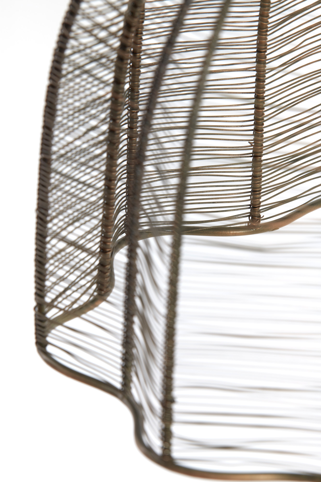 Bronzefarbene Draht-Hängelampe mit Metalloptik Light & Living Mariama – Bild 7