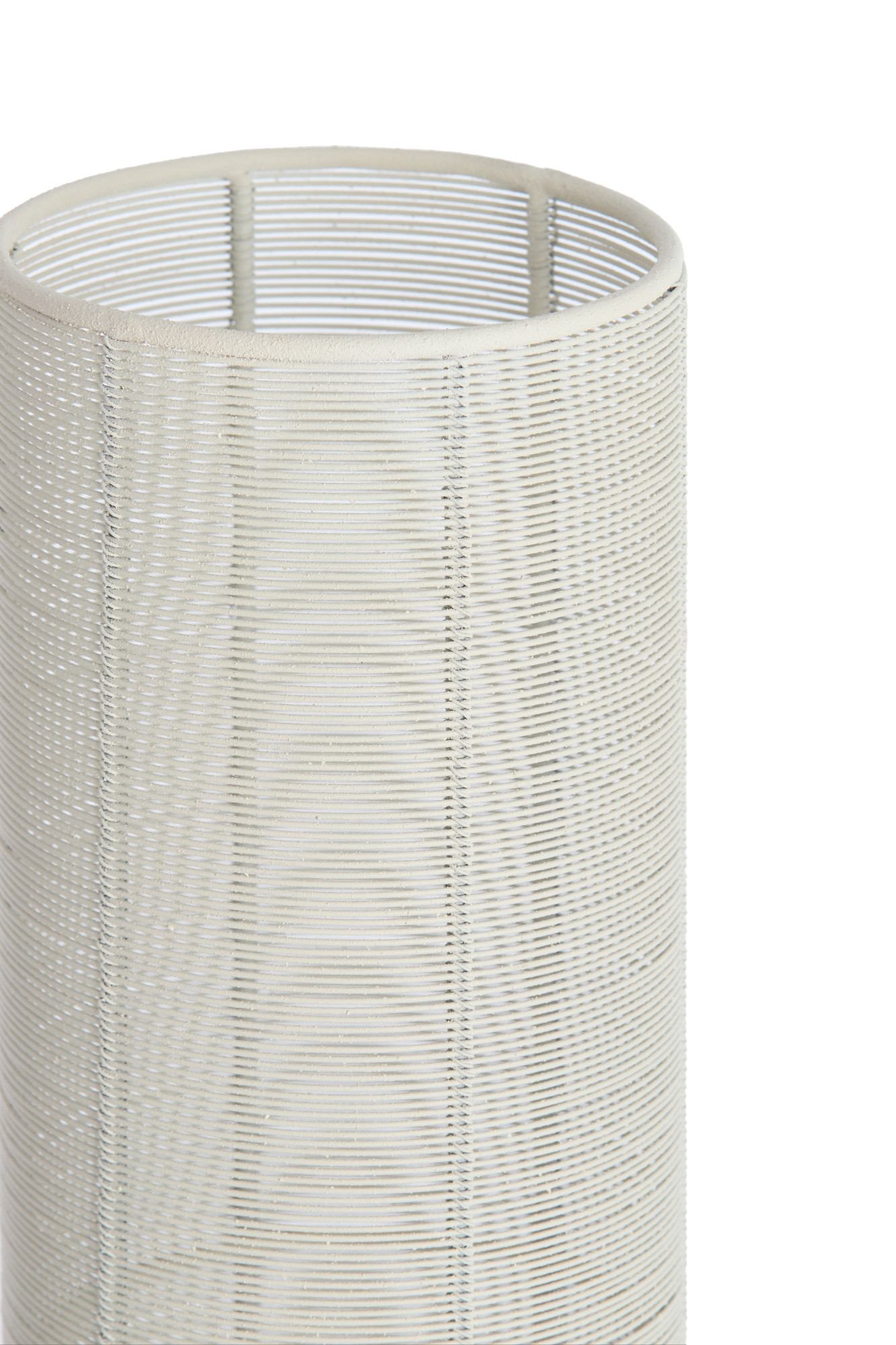 Hohe Tischlampe zylindrisch in Off-White Light & Living Lezuza – Bild 3