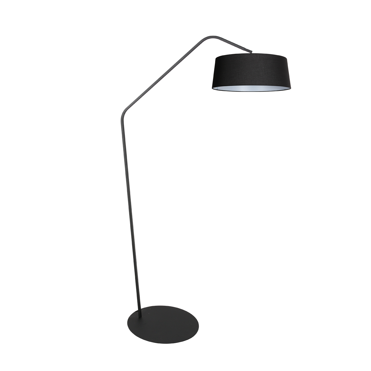 Moderne Lampe mit schwarzem konischem Schirm Anne Lighting ZigZag