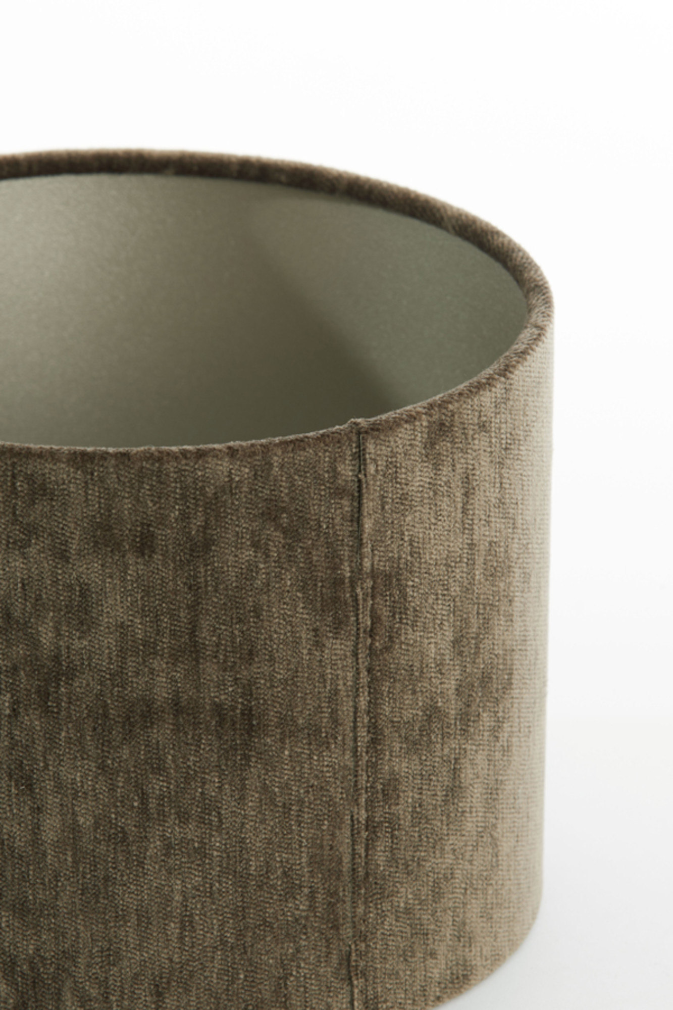 Zylindrische braune Samtlampe Light & Living Bayou – Bild 5