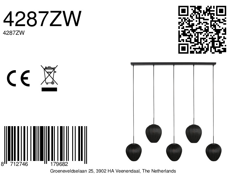 Schlichte Hängeleuchte mit konisch zulaufenden Schirmen Mexlite HaloSwap – Bild 8