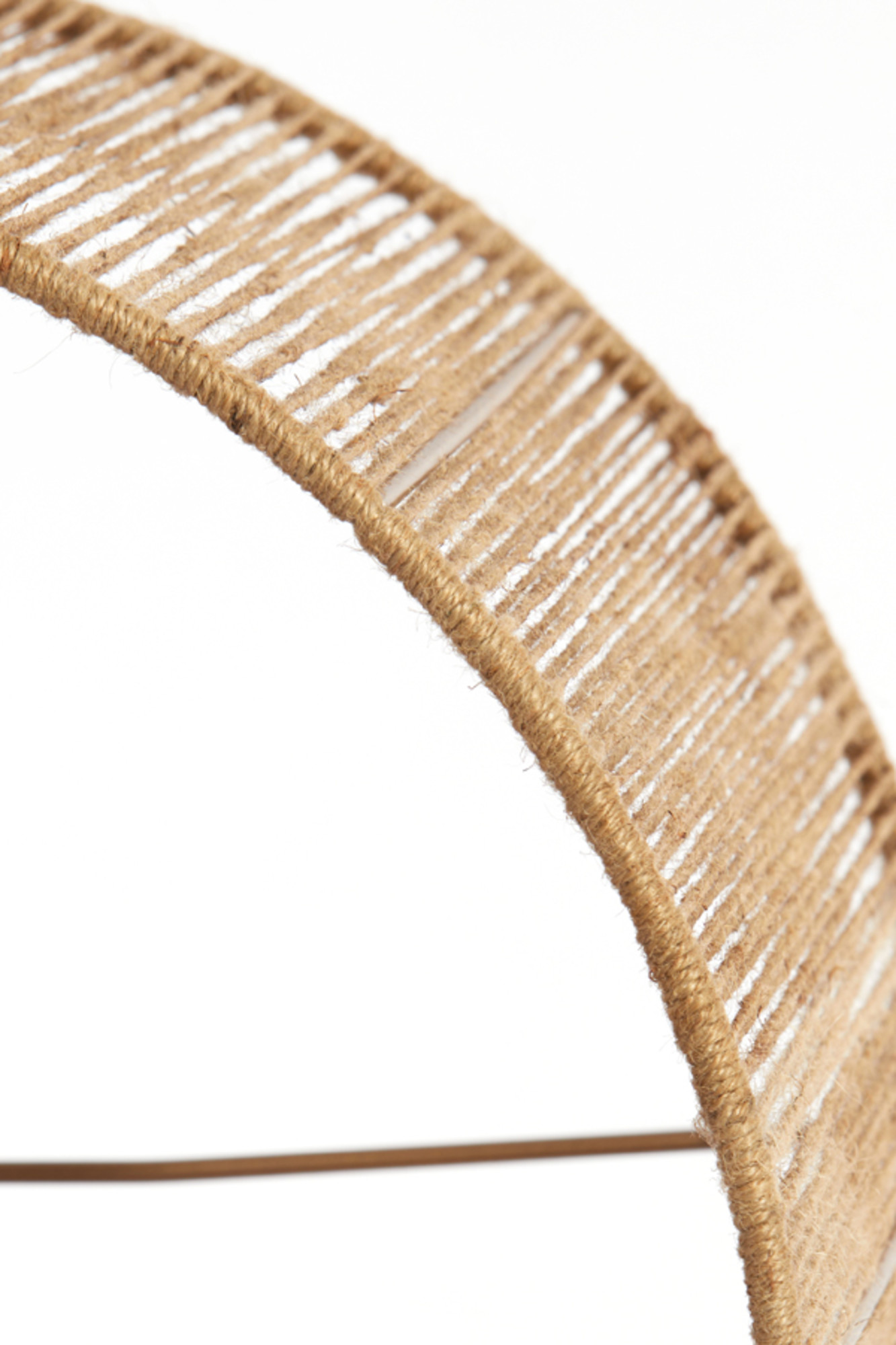 Gewebter Draht Lampenschirm natur Light & Living Tossa – Bild 6