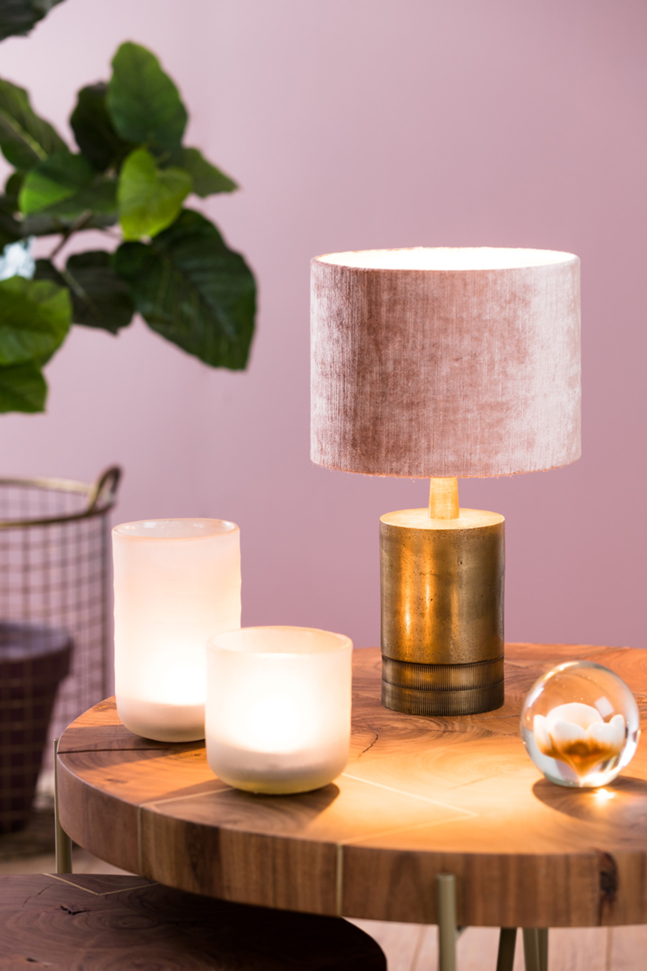 Bronzefuss in Zylinderform Light & Living Savi – Bild 3