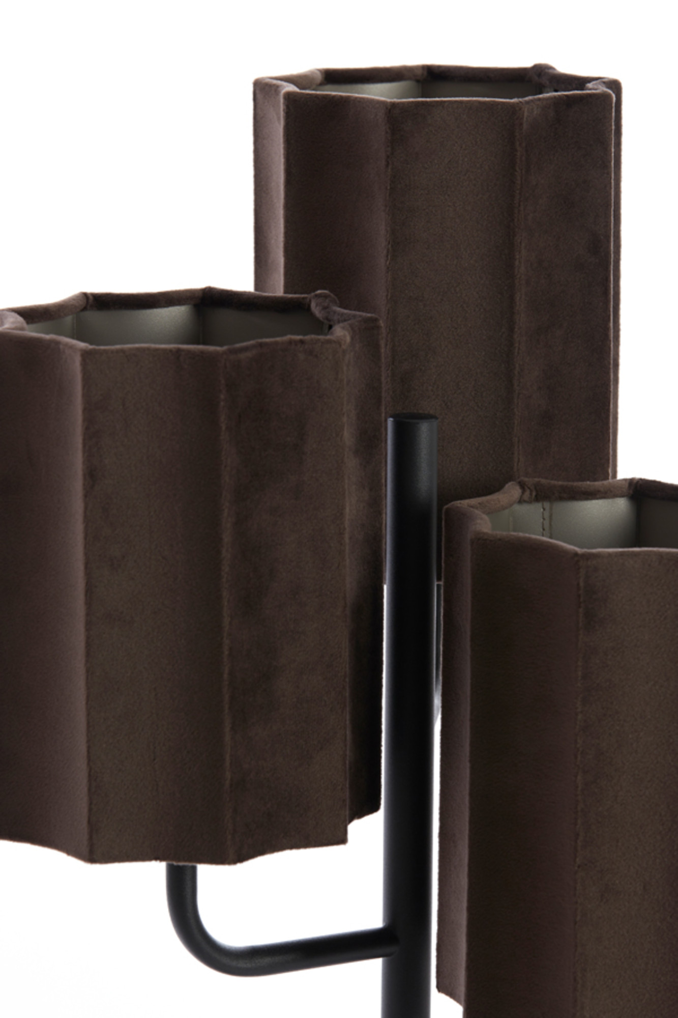 Geometrische 3-flammige Tischlampe mit Schirmen Light & Living Edisa – Bild 6