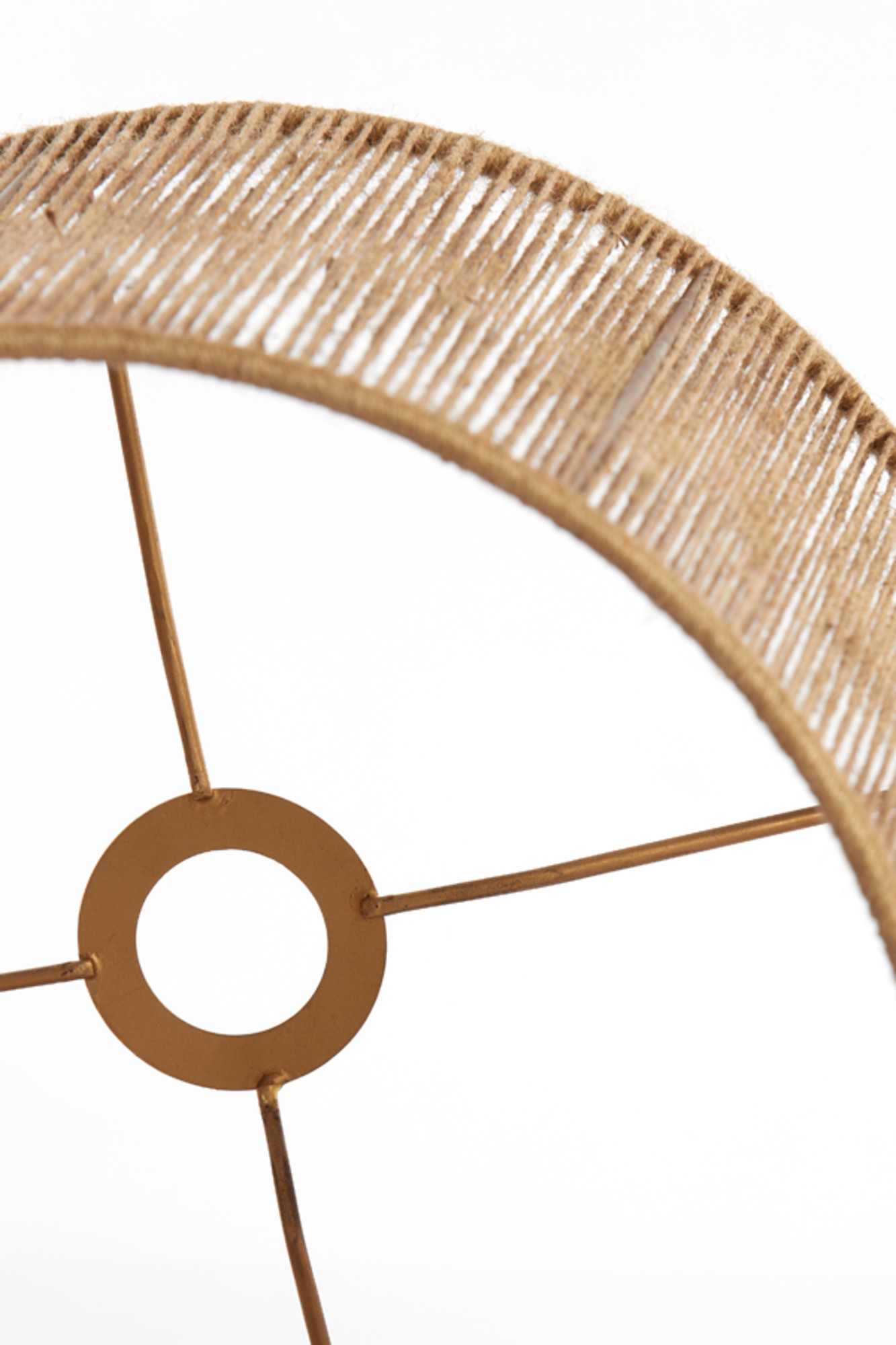 Gewebter Draht Lampenschirm natur Light & Living Tossa – Bild 3