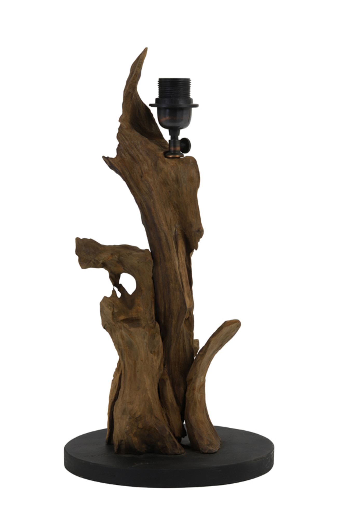 Dekorativer Holzlampenfuß Design Light & Living Ikal – Bild 7