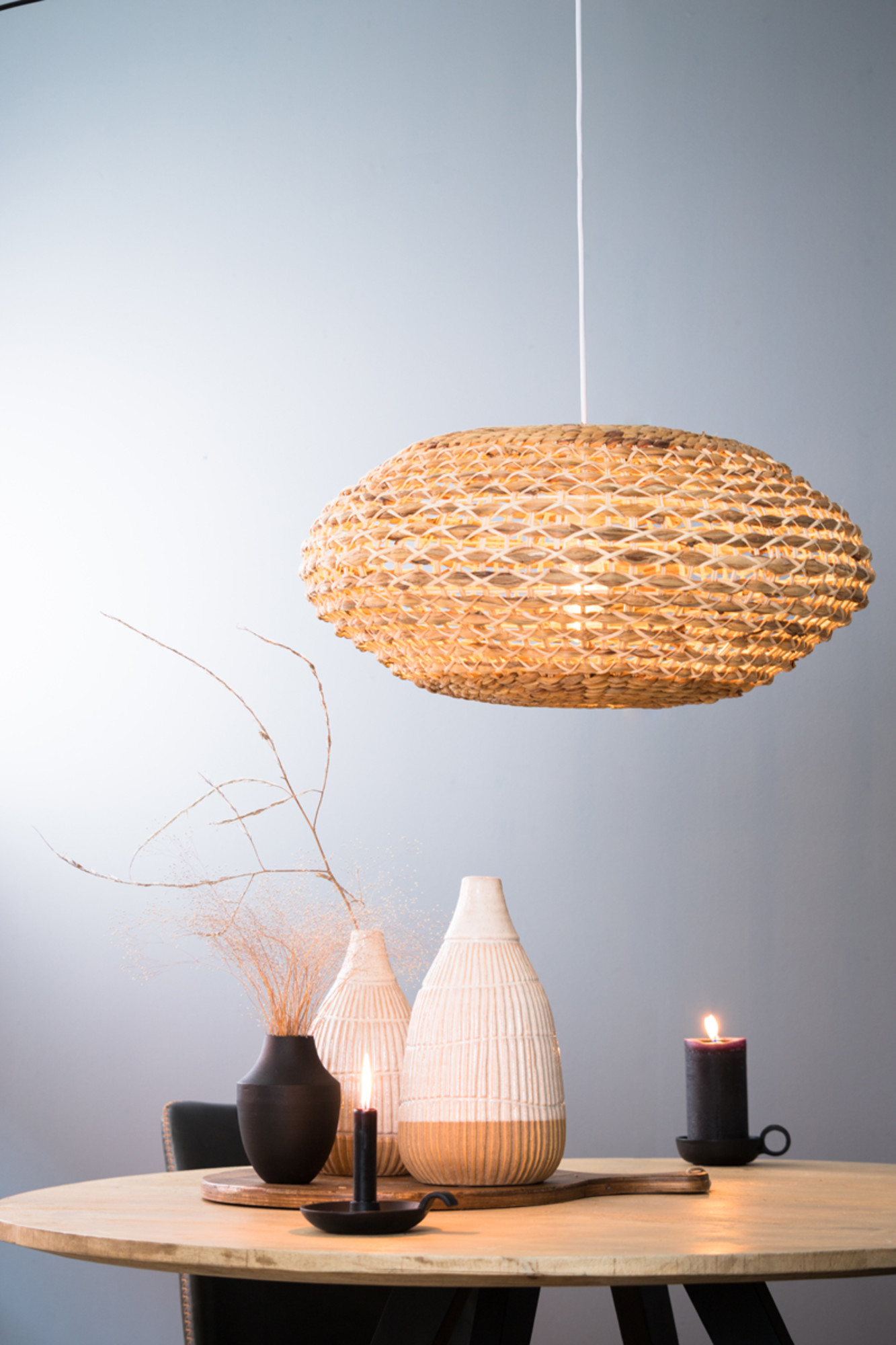 Rattan-Hängelampe mit natürlichem Design Light & Living Tripoli – Bild 4
