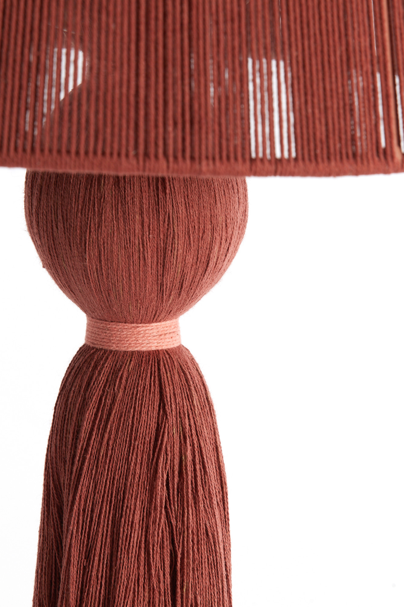 Stehlampe in Rot aus Stoff Light & Living Espino – Bild 4