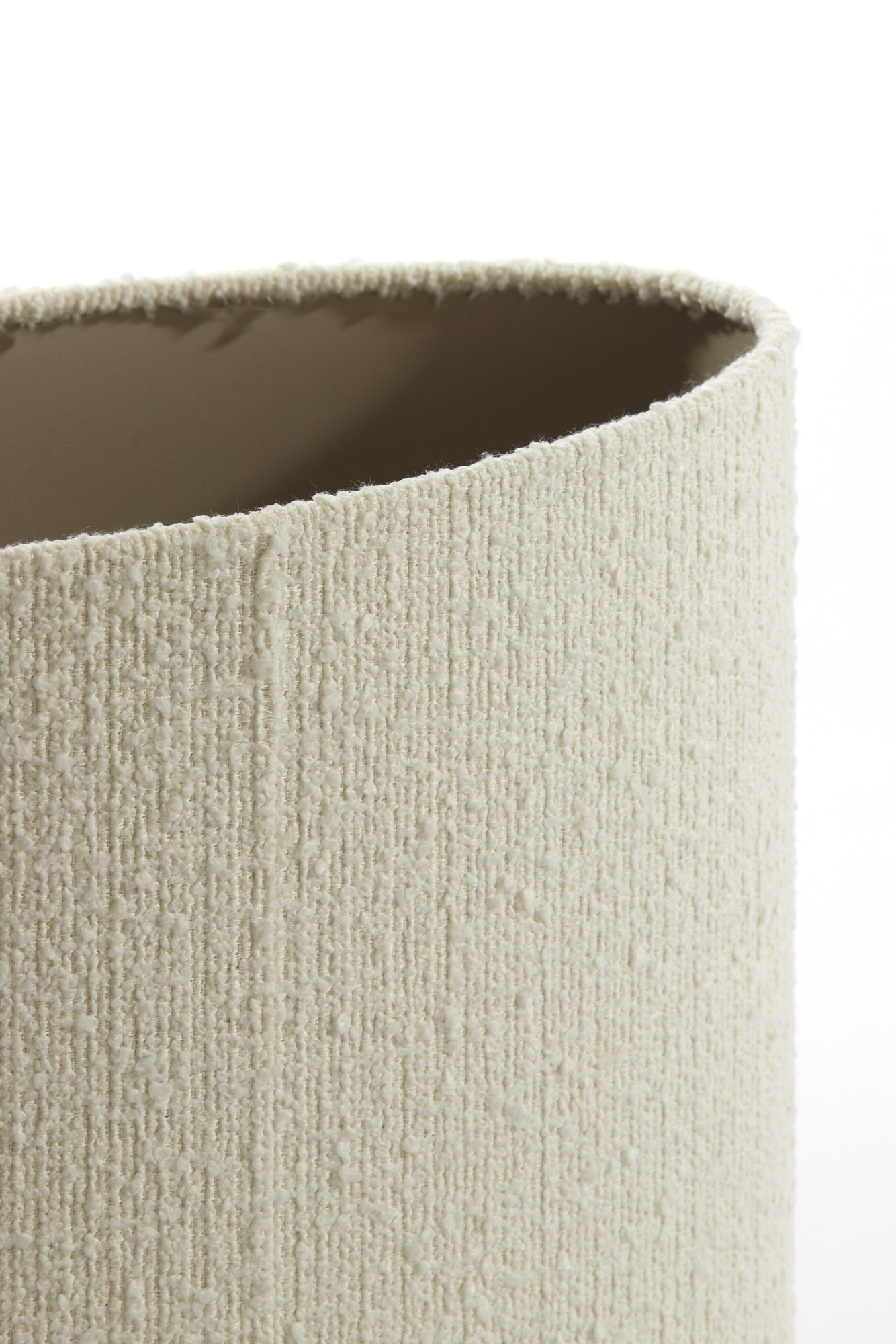 Zylindrische Stoffschirm in Beigefarbe Light & Living Bolero – Bild 6