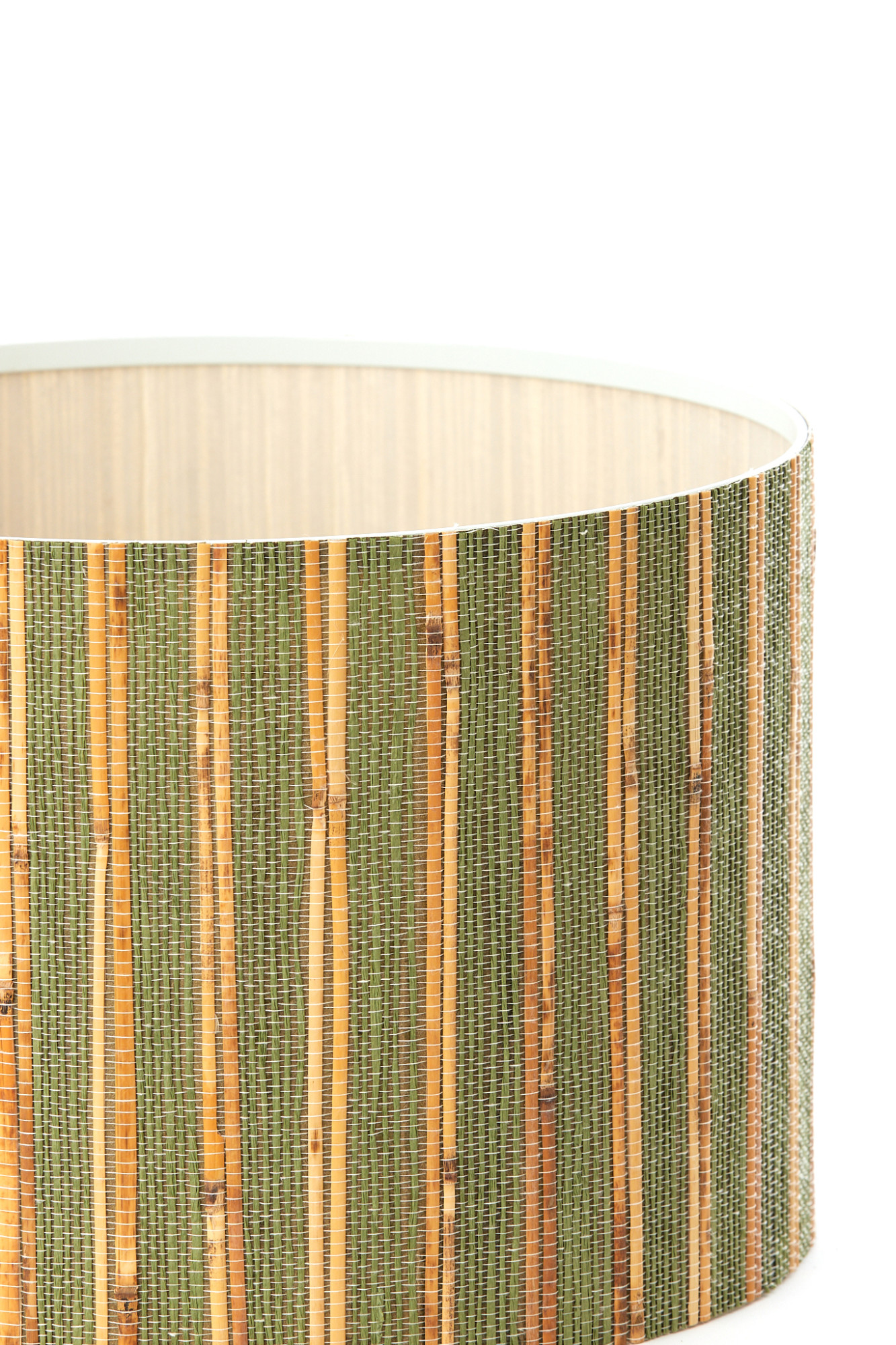Grün gestreifte lampenschirm zylindrisch Light & Living Simno – Bild 3
