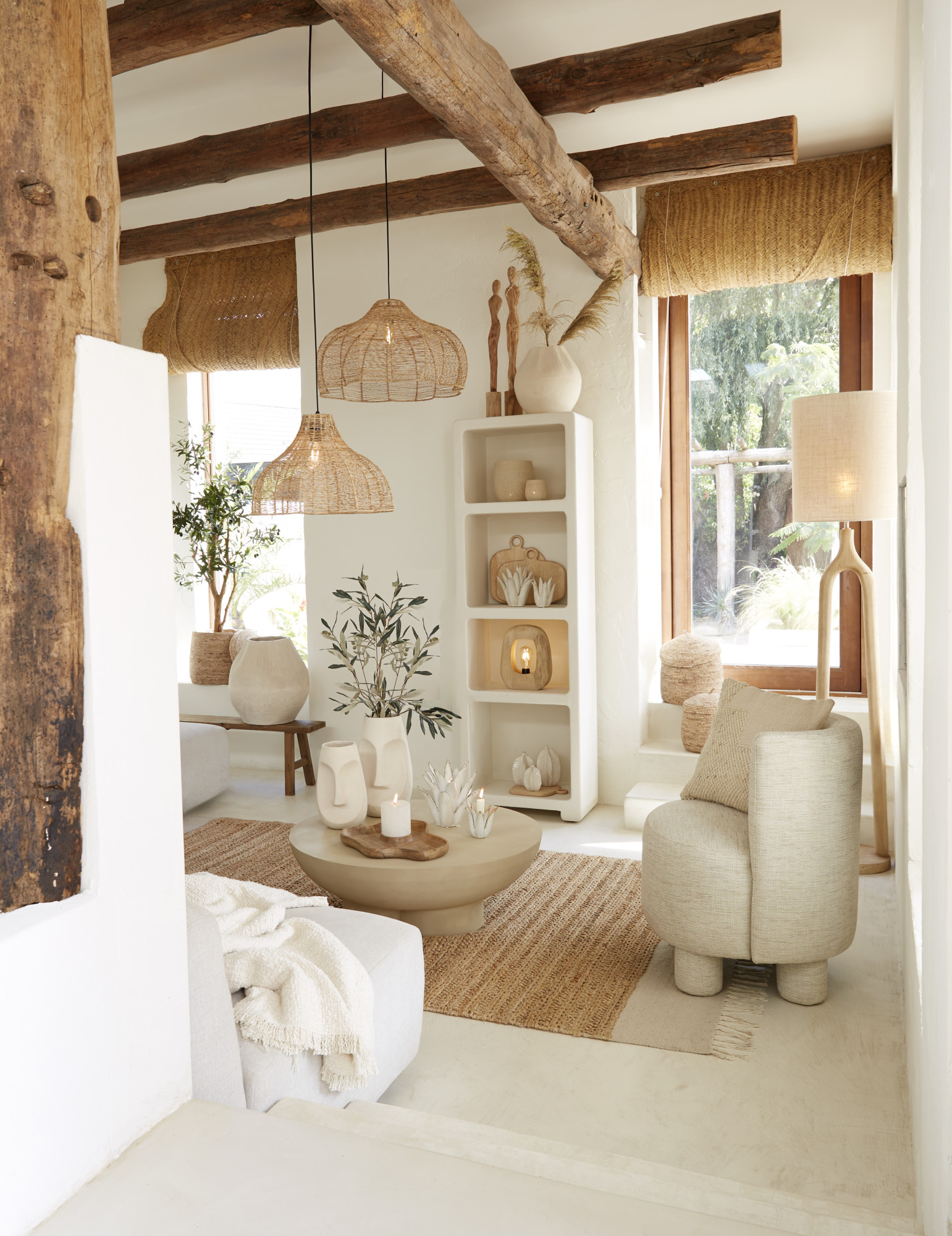 Holzlampenfuß ovalförmig Light & Living Kelafo – Bild 4