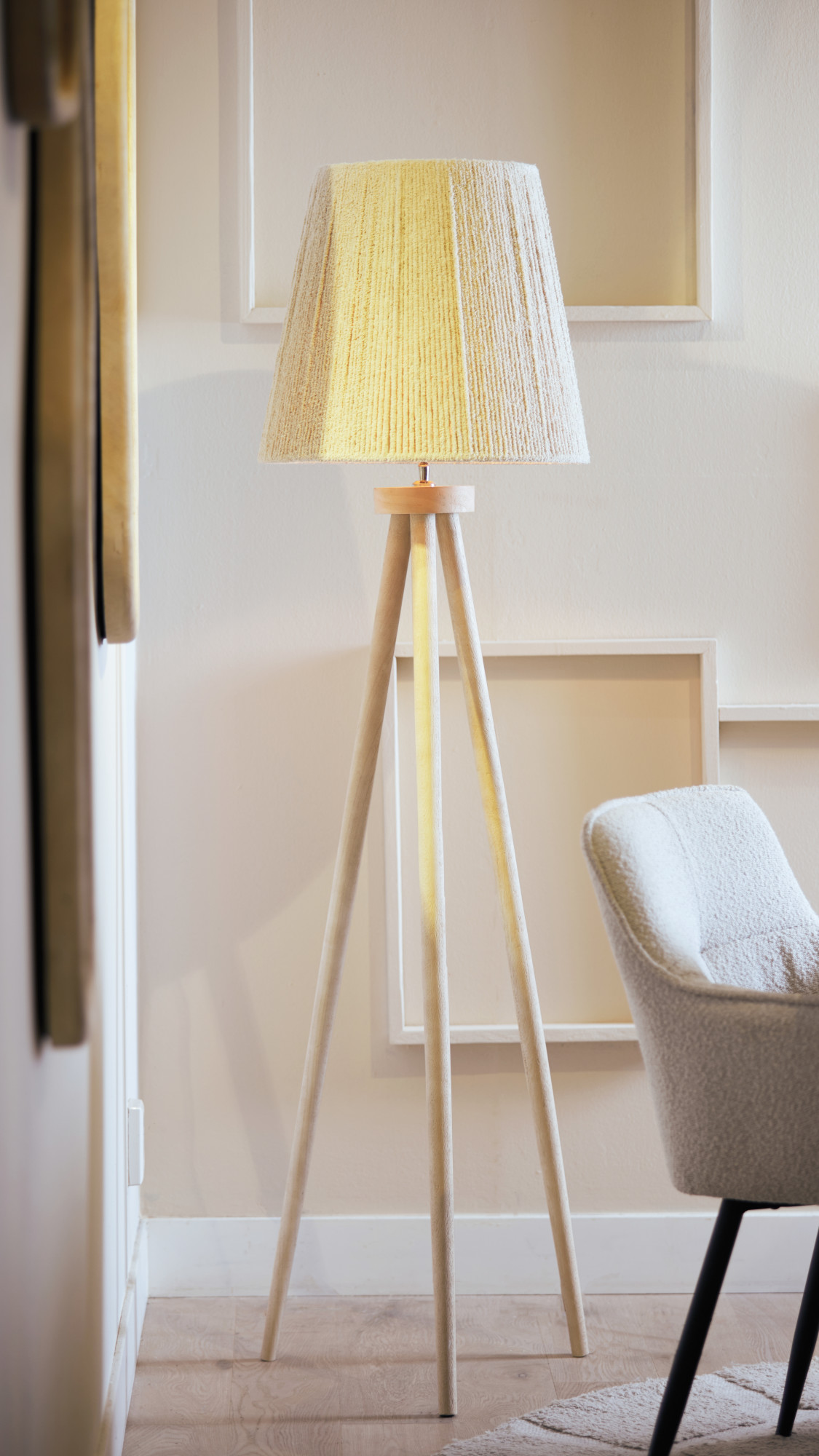 Dreifuß Holzlampenfuß Light & Living Ilias – Bild 4