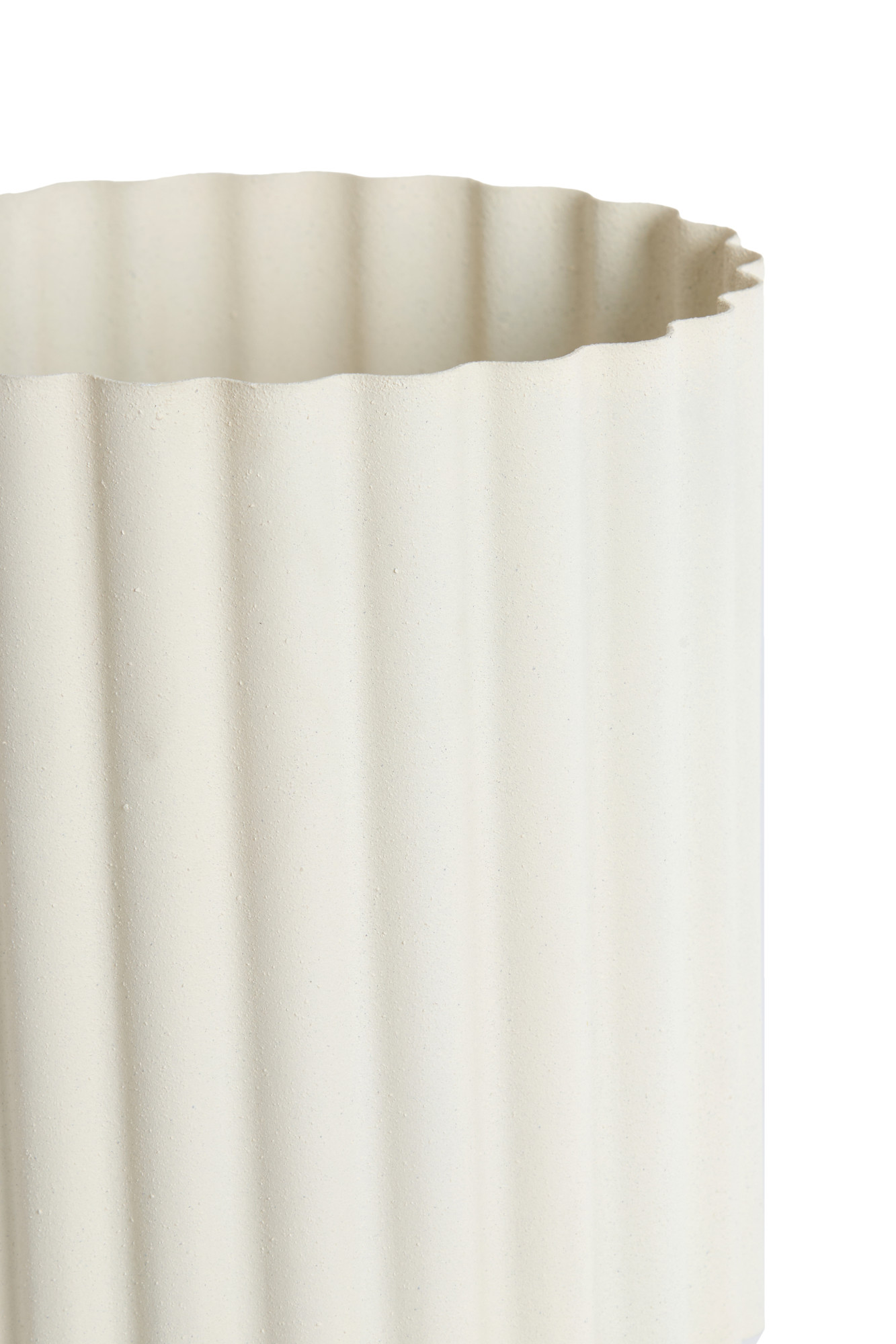 Weiße Tischlampe mit plissierter Struktur Light & Living Ardales – Bild 3