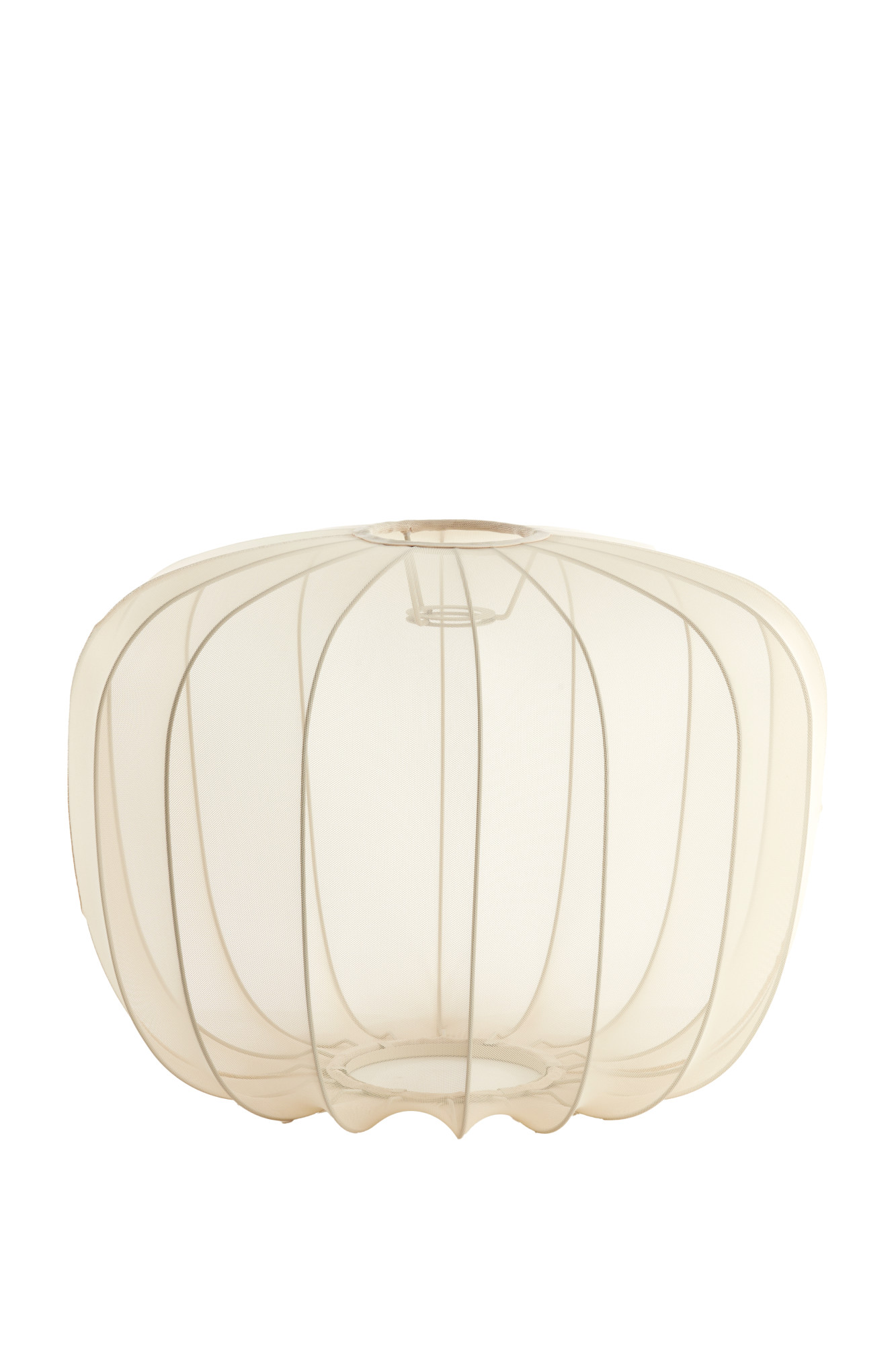 Beige Lampenschirm ovale Form Light & Living Plumeria – Bild 2