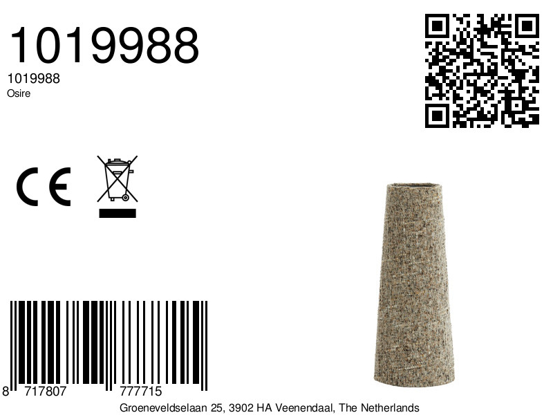 Beige Stofflampenschirm mit Struktur Light & Living Osire – Bild 7