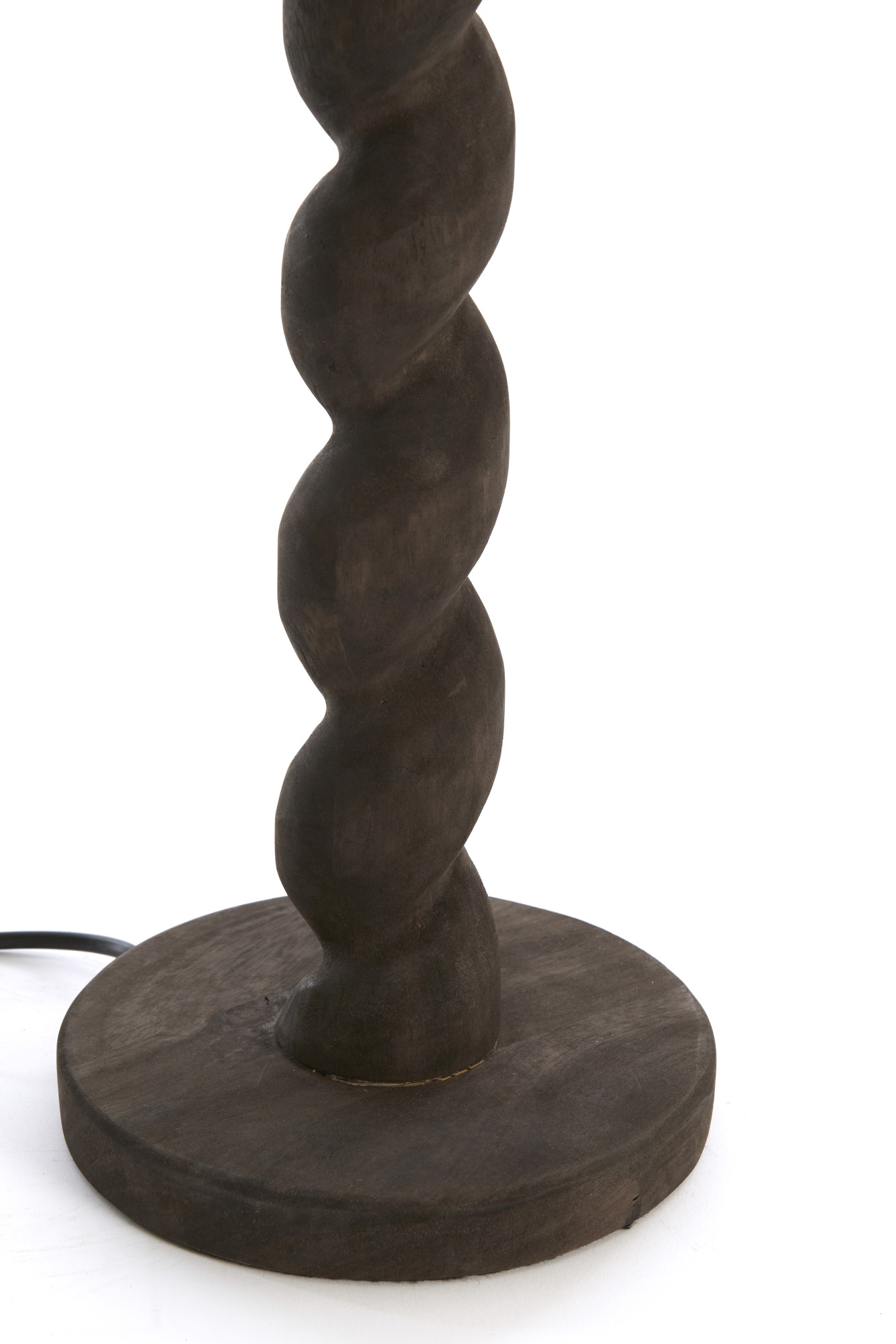 Schwarzer gedrehter Lampenfuß Light & Living Nanno – Bild 5