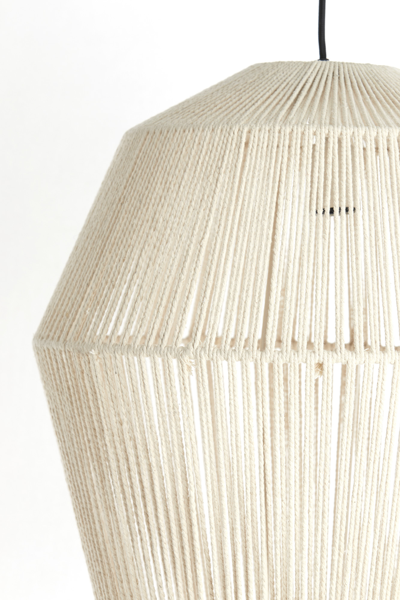 Naturfarbene Hängelampe mit Seildesign Light & Living Deya – Bild 3