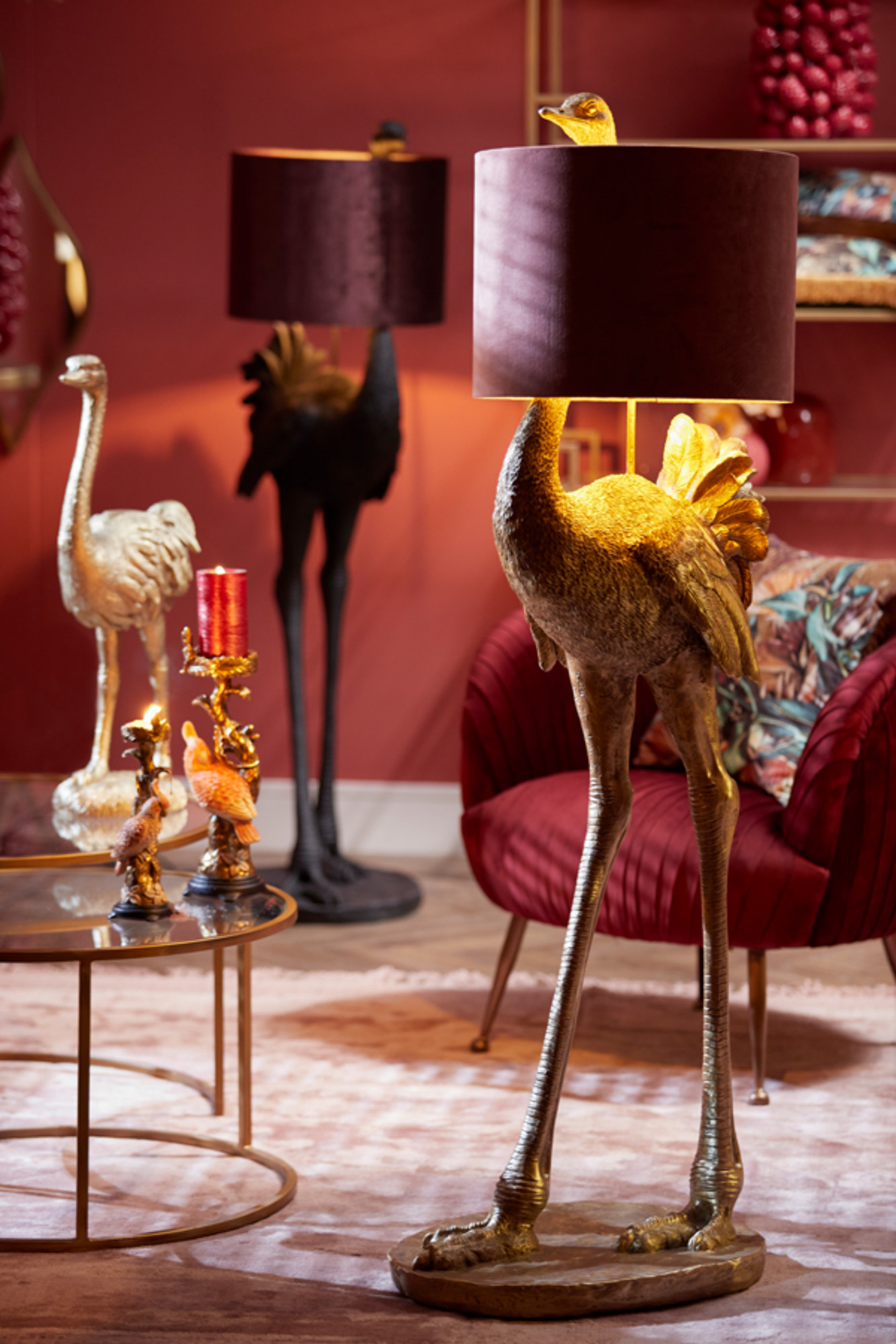 Lila zylinderförmiger Lampenschirm Light & Living Gemstone – Bild 5