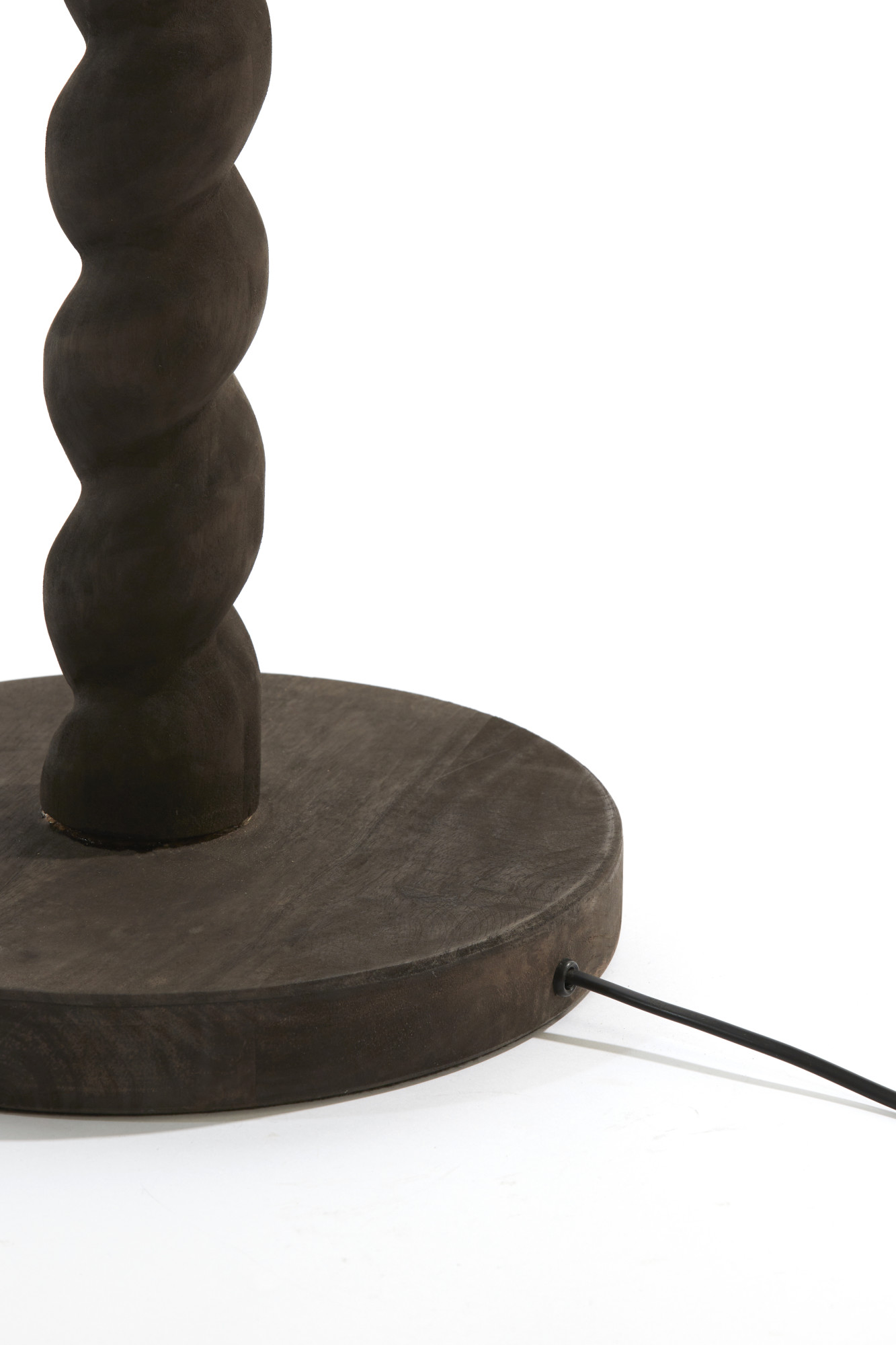 Dunkler Holzlampenfuß Light & Living Nanno – Bild 5