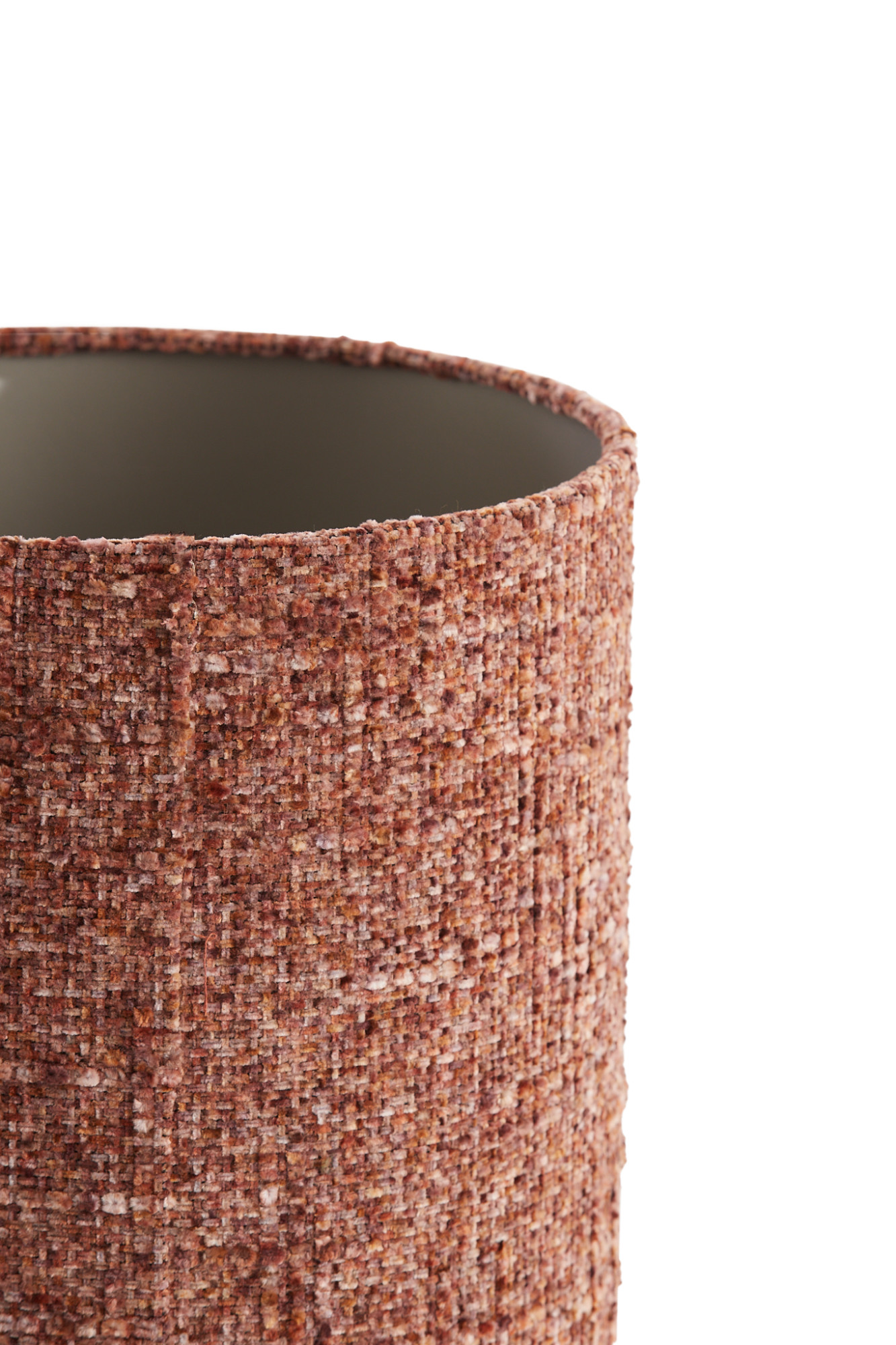 Terrakotta zylindrische Lampenschirm Stoff Light & Living Osire – Bild 4