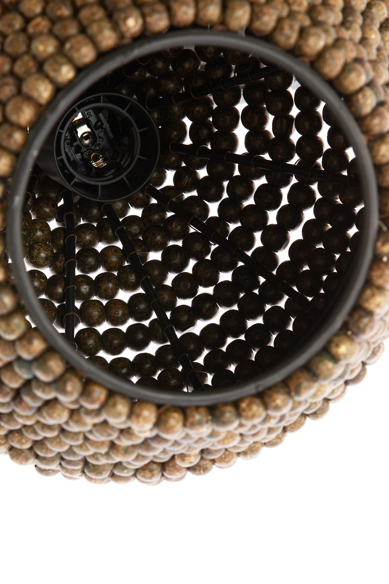 Hängelampe mit Holzkugeln im Naturstil Light & Living Kalenga – Bild 6