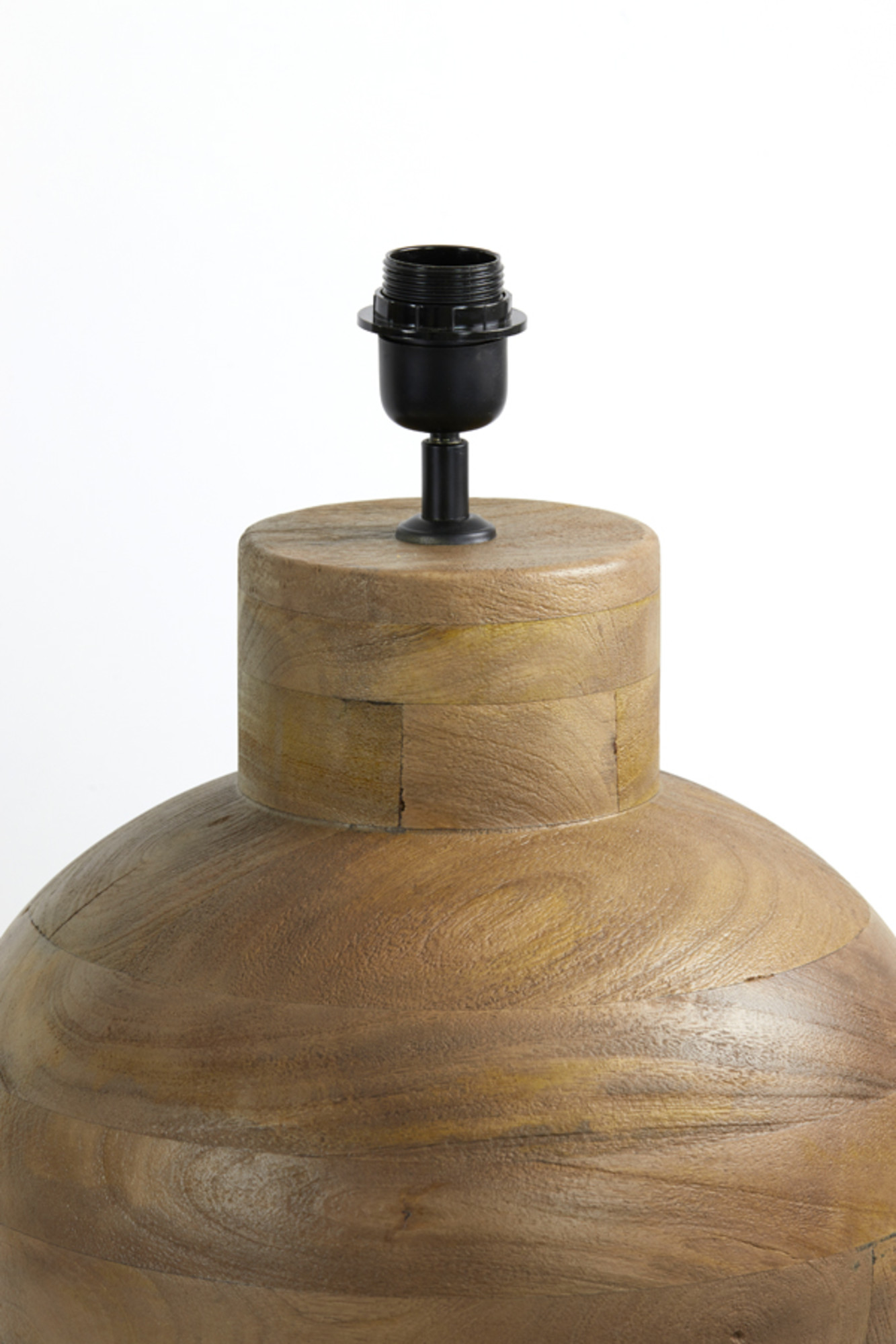 Kugelförmige Tischleuchte aus Holz Light & Living Barumi – Bild 3