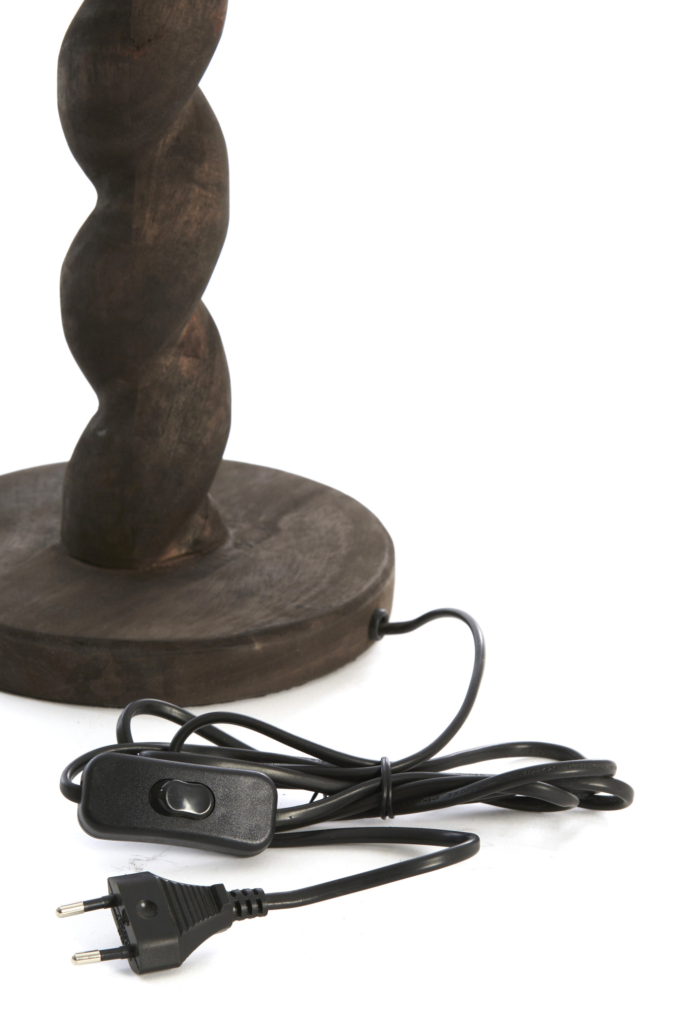 Schwarzer gedrehter Lampenfuß Light & Living Nanno – Bild 6