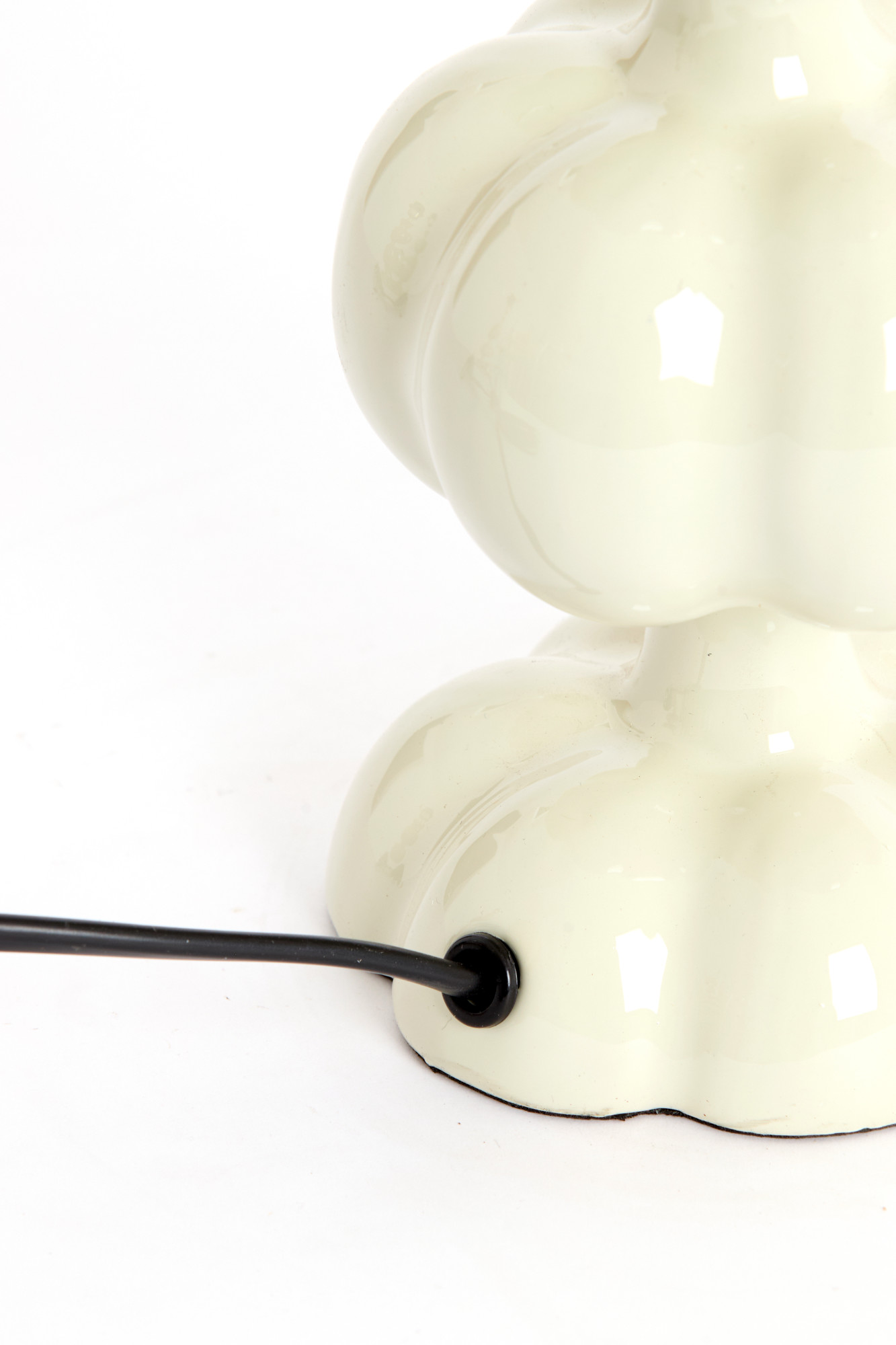 Weiße Keramiklampenfuß für Atmosphäre Light & Living Caldas – Bild 4