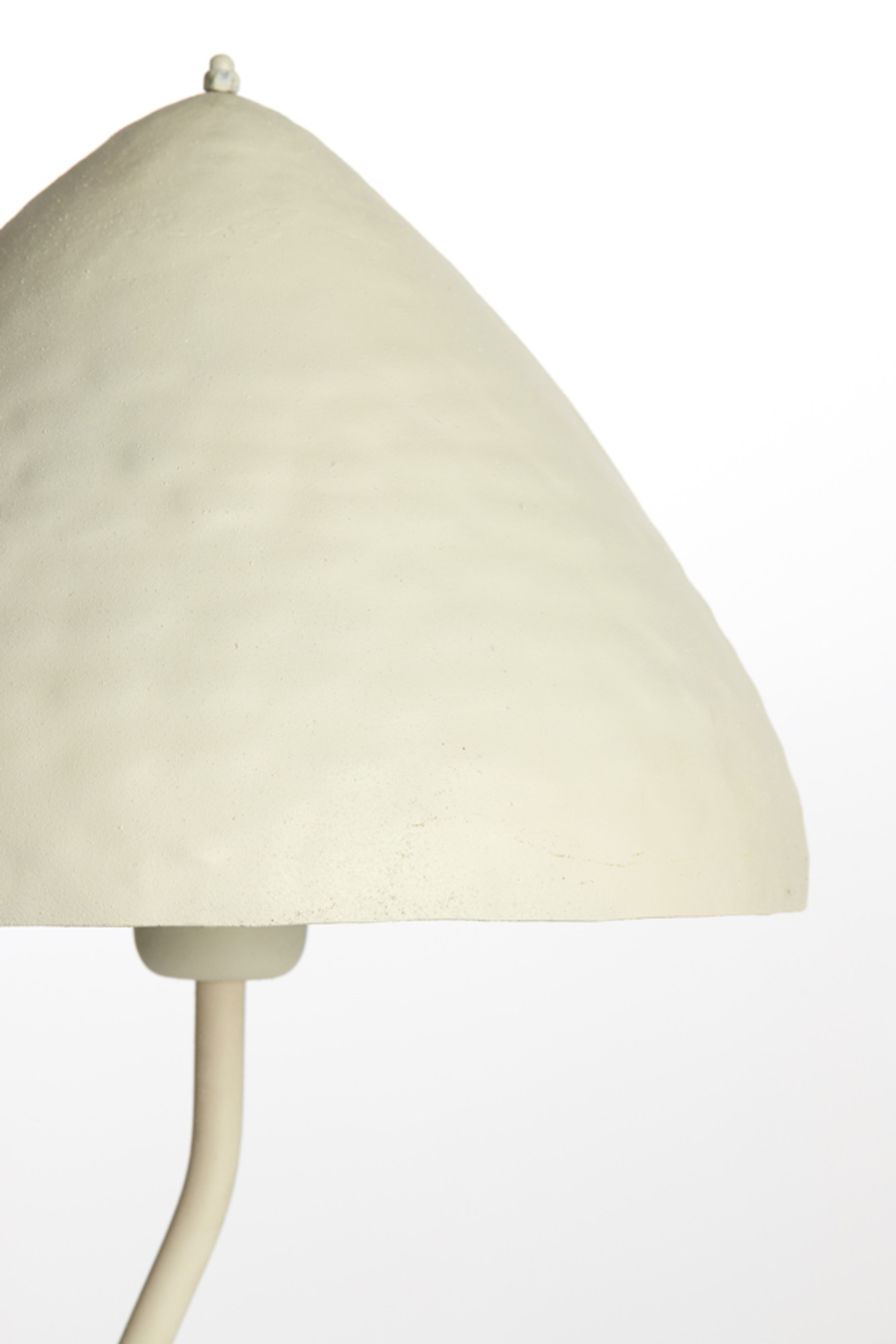 Weiße Pilz-Tischlampe mit geschwungener Form im Japandi-Stil Light & Living Elimo – Bild 5