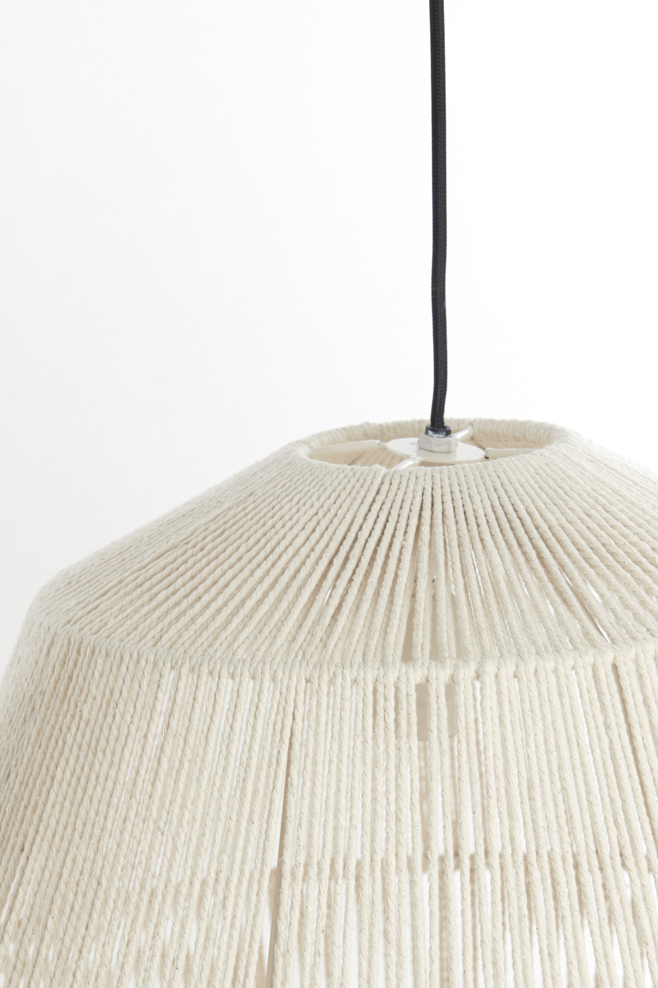 Naturfarbene Hängelampe mit Seildesign Light & Living Deya – Bild 5