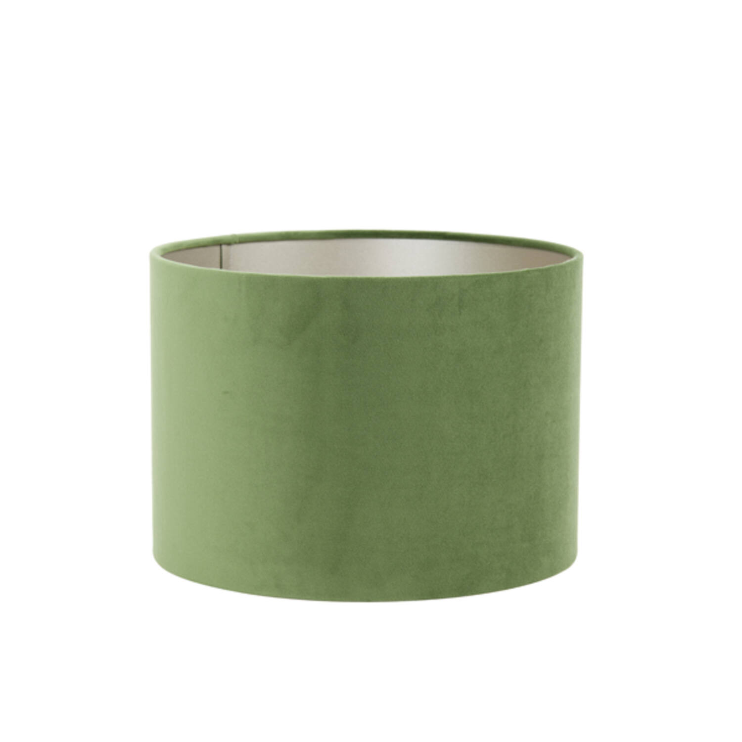 Zylindrische grüne Lampenschirm Light & Living Velours
