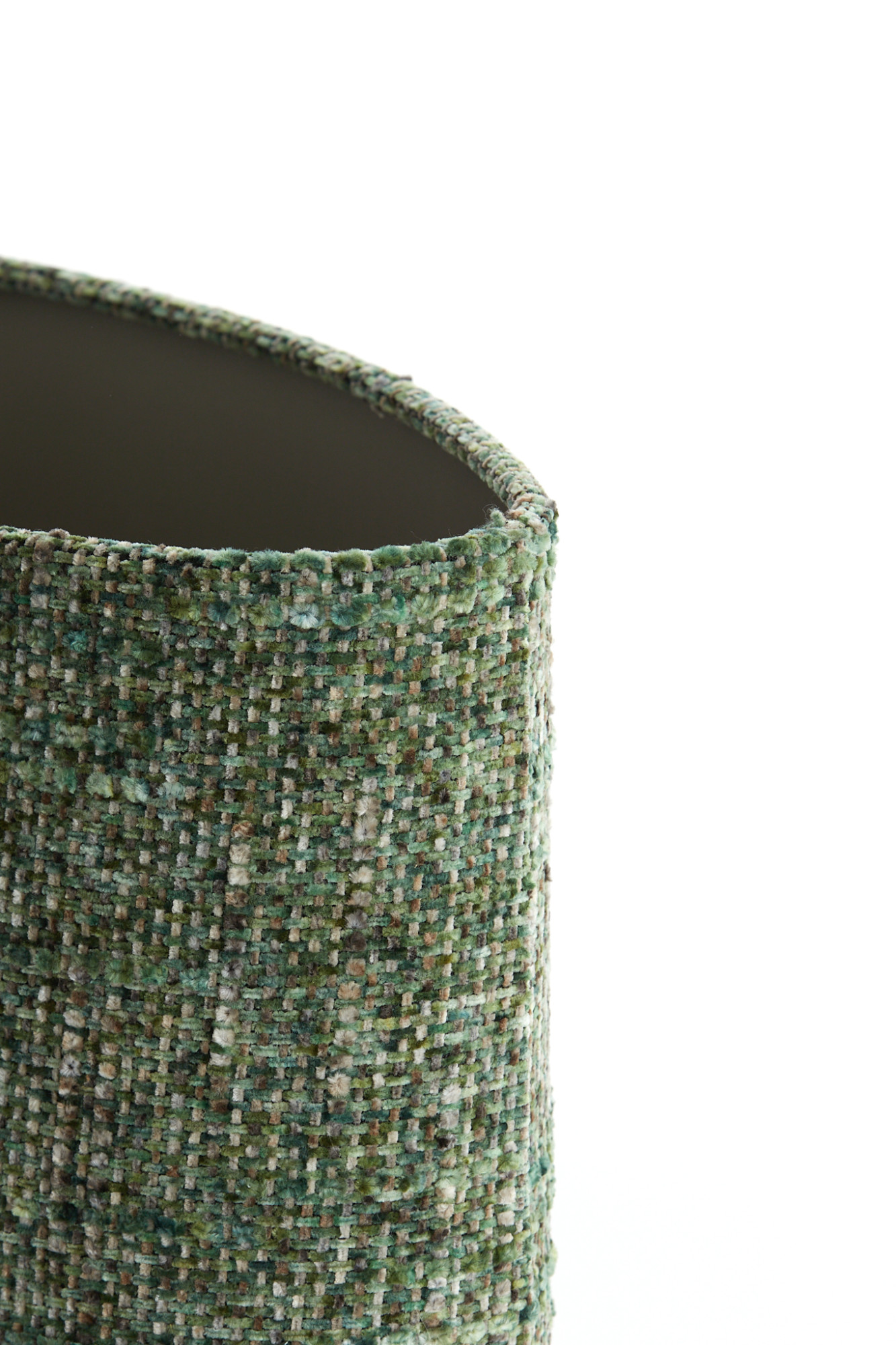 Grüner Stoff zylindrischer Lampenschirm Light & Living Osire – Bild 5