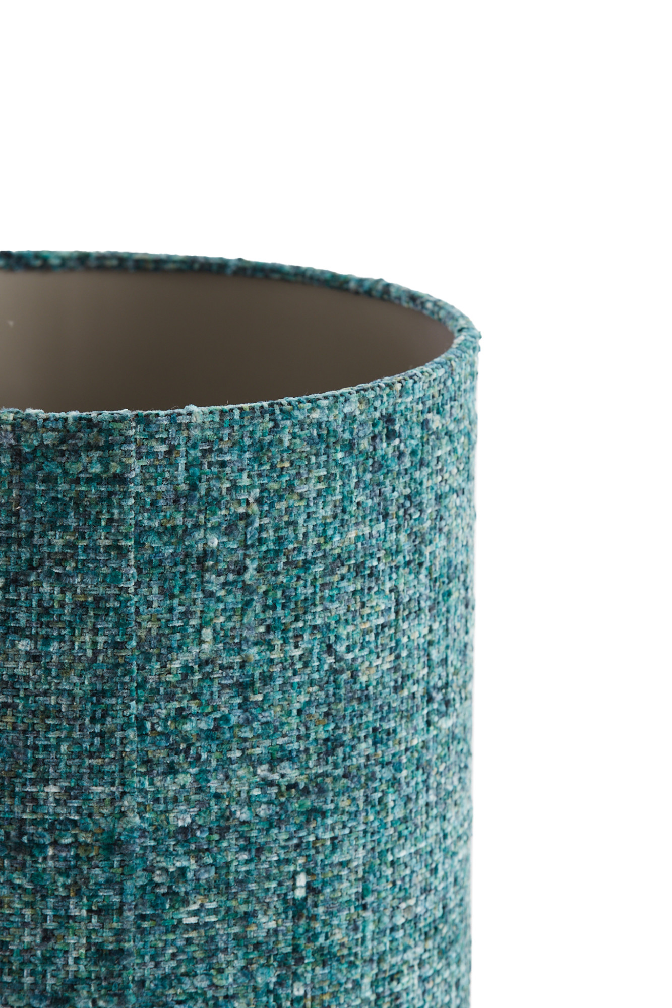 Zylindrischer türkisfarbener Stofflampenschirm Light & Living Osire – Bild 4