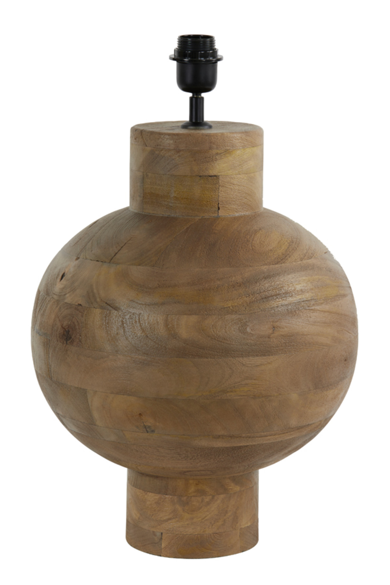 Kugelförmige Tischleuchte aus Holz Light & Living Barumi – Bild 2