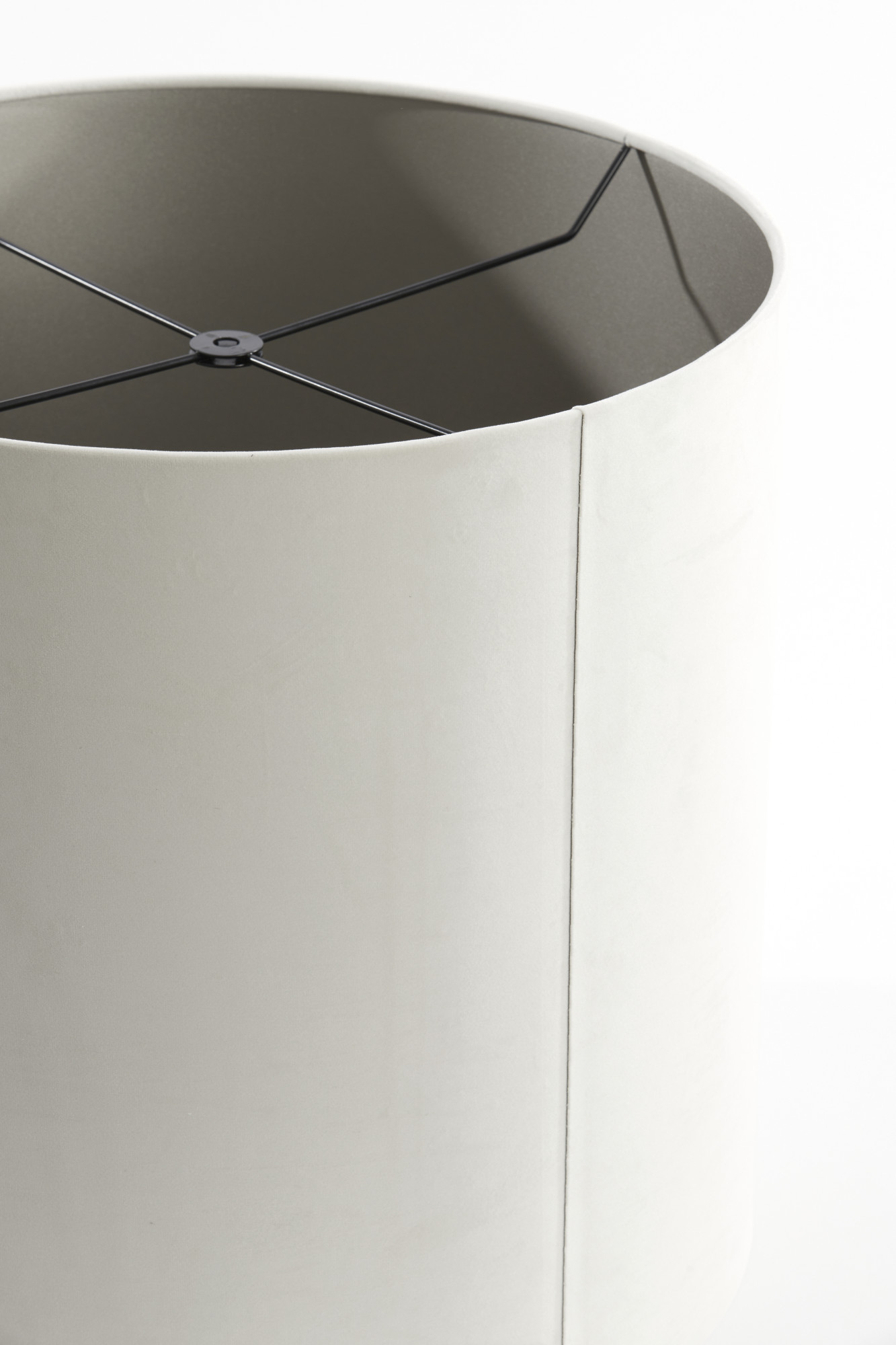 Beige Zylinderschirm Light & Living Velours – Bild 4